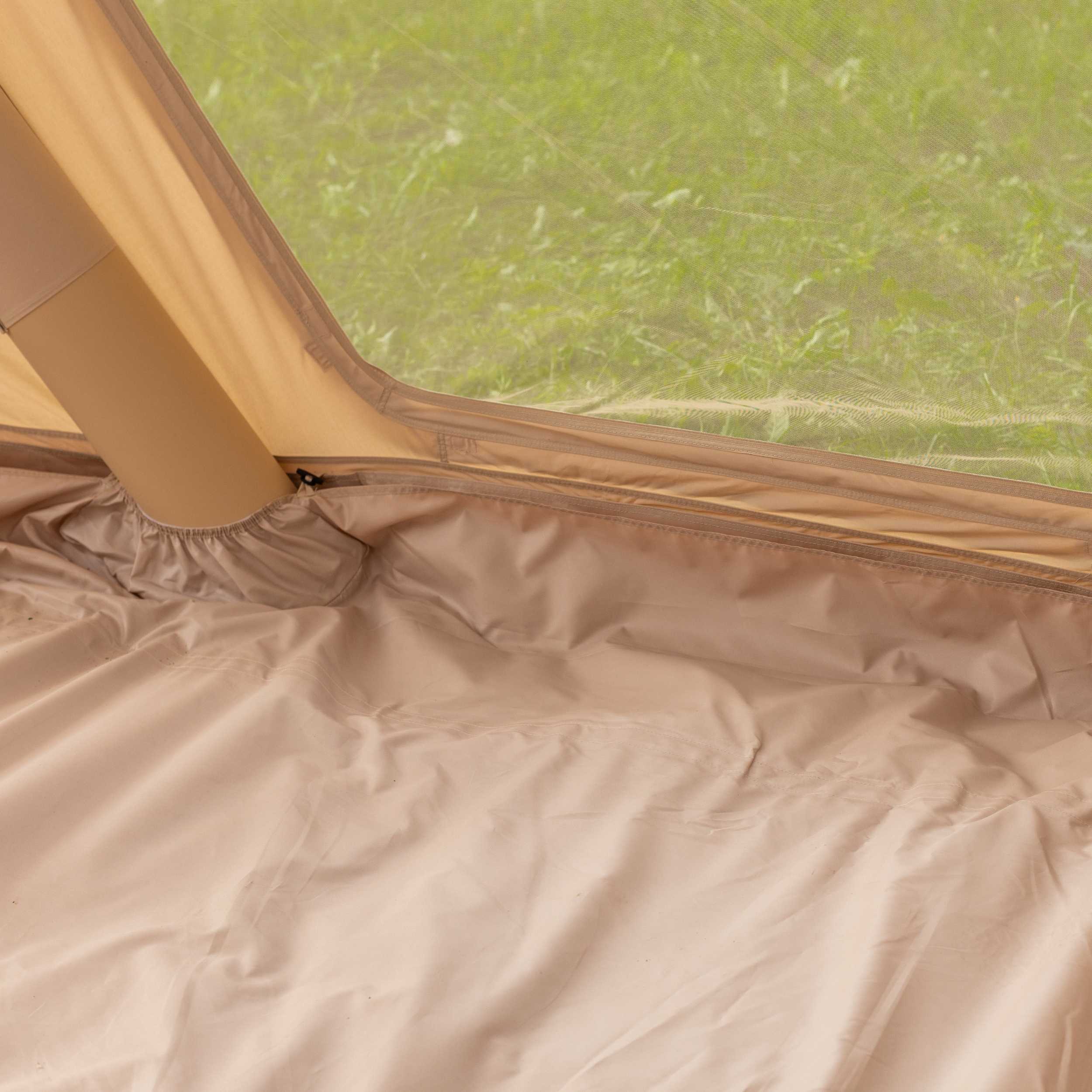 Coody Hub Pro Beige- Inflatable Tent for Camping (2-6 Person)