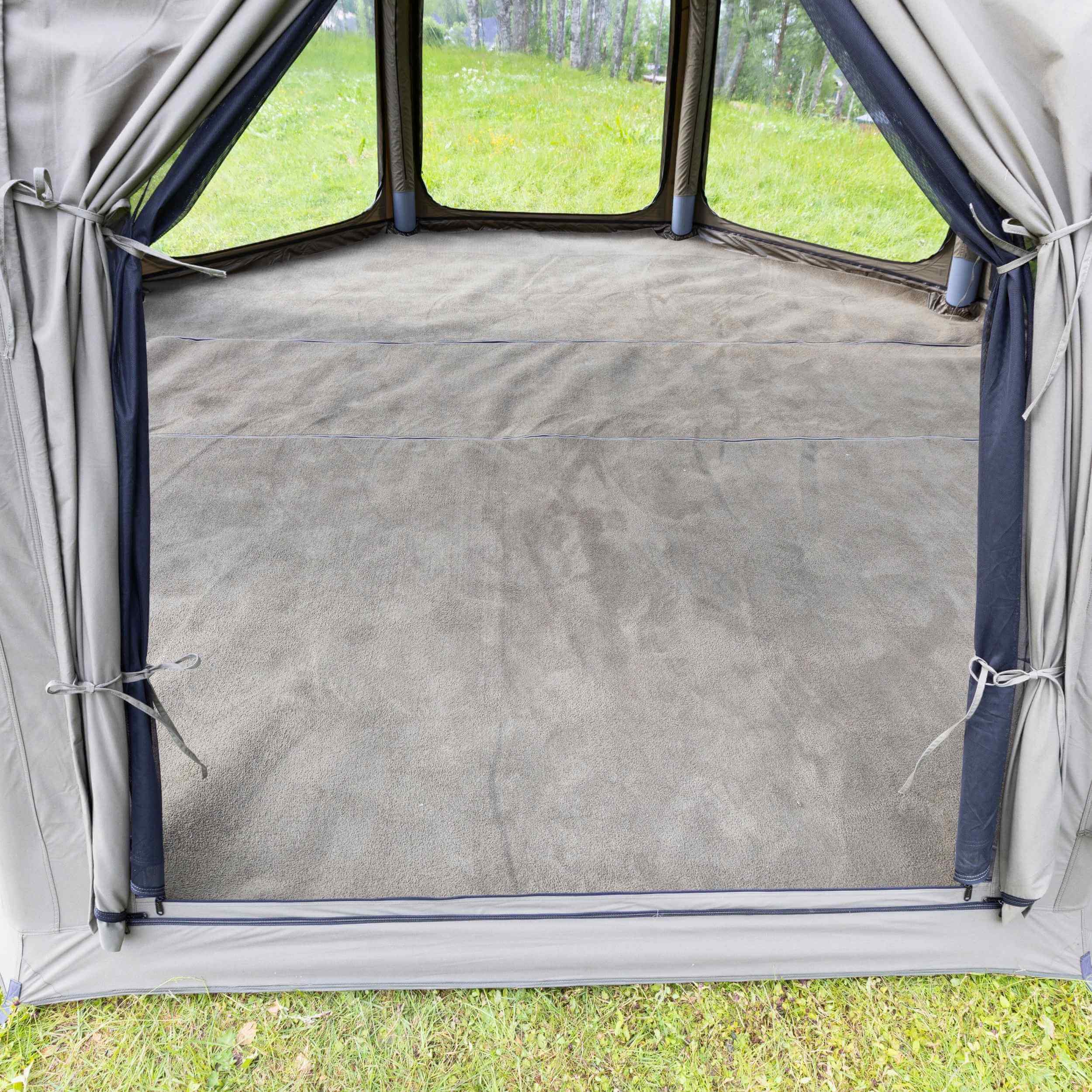 Alfombra Coody: diseñada a medida para la tienda de campaña Coody Aurora Dome (verde bosque)