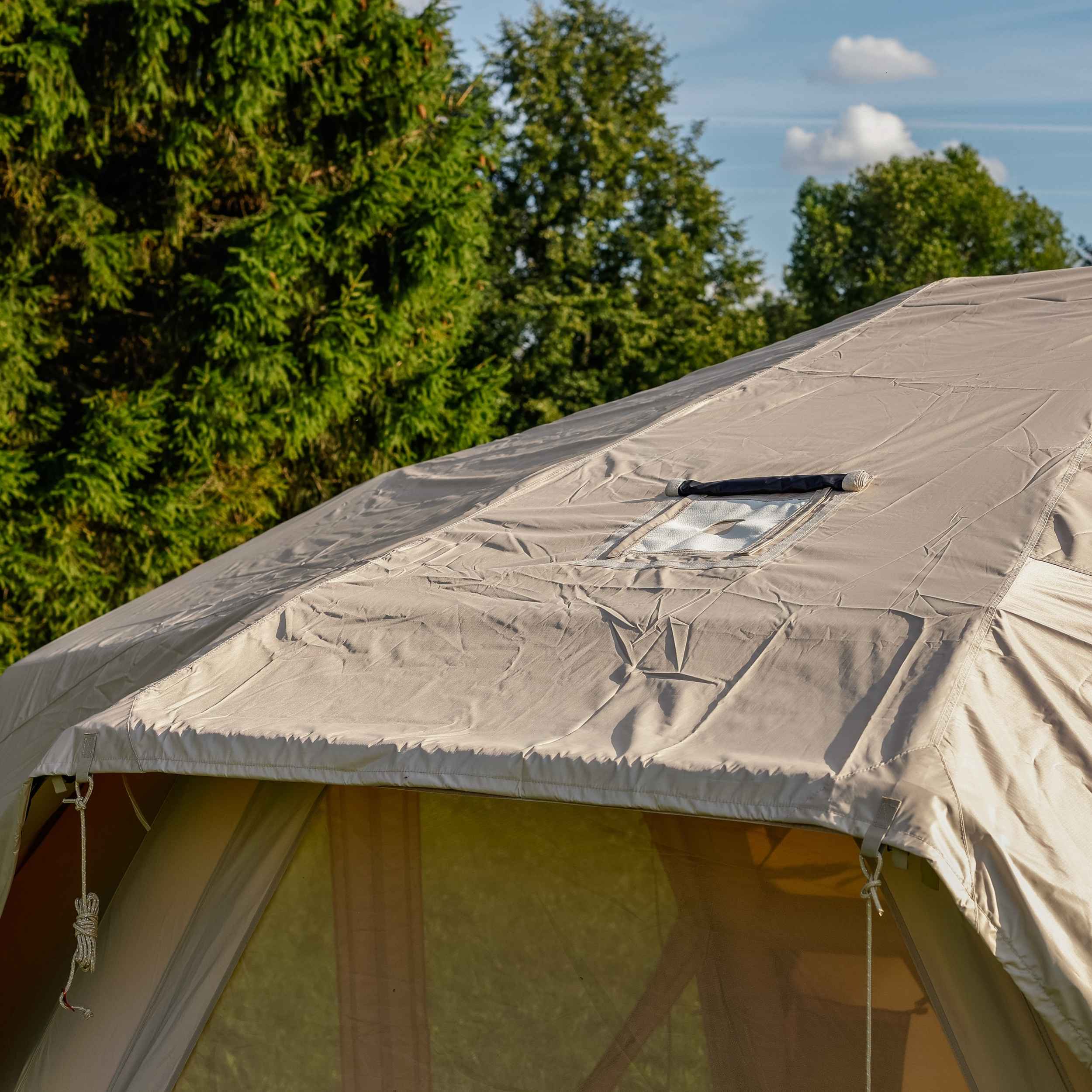 Coody Hub Pro Beige- Inflatable Tent for Camping (2-6 Person)