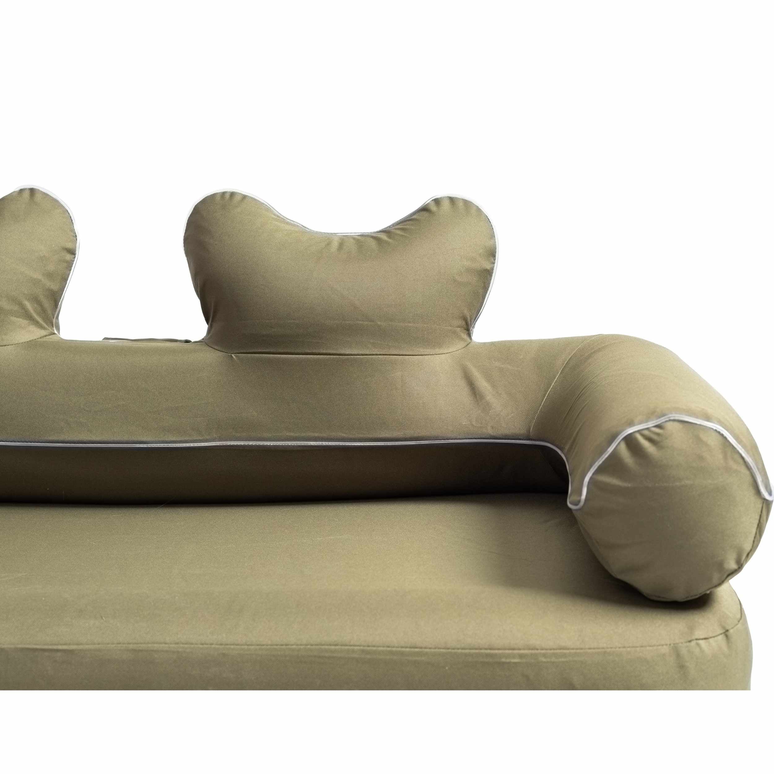 Coody Air Sofa Forest Green - Inflatable Camping Couch with Built-In P
