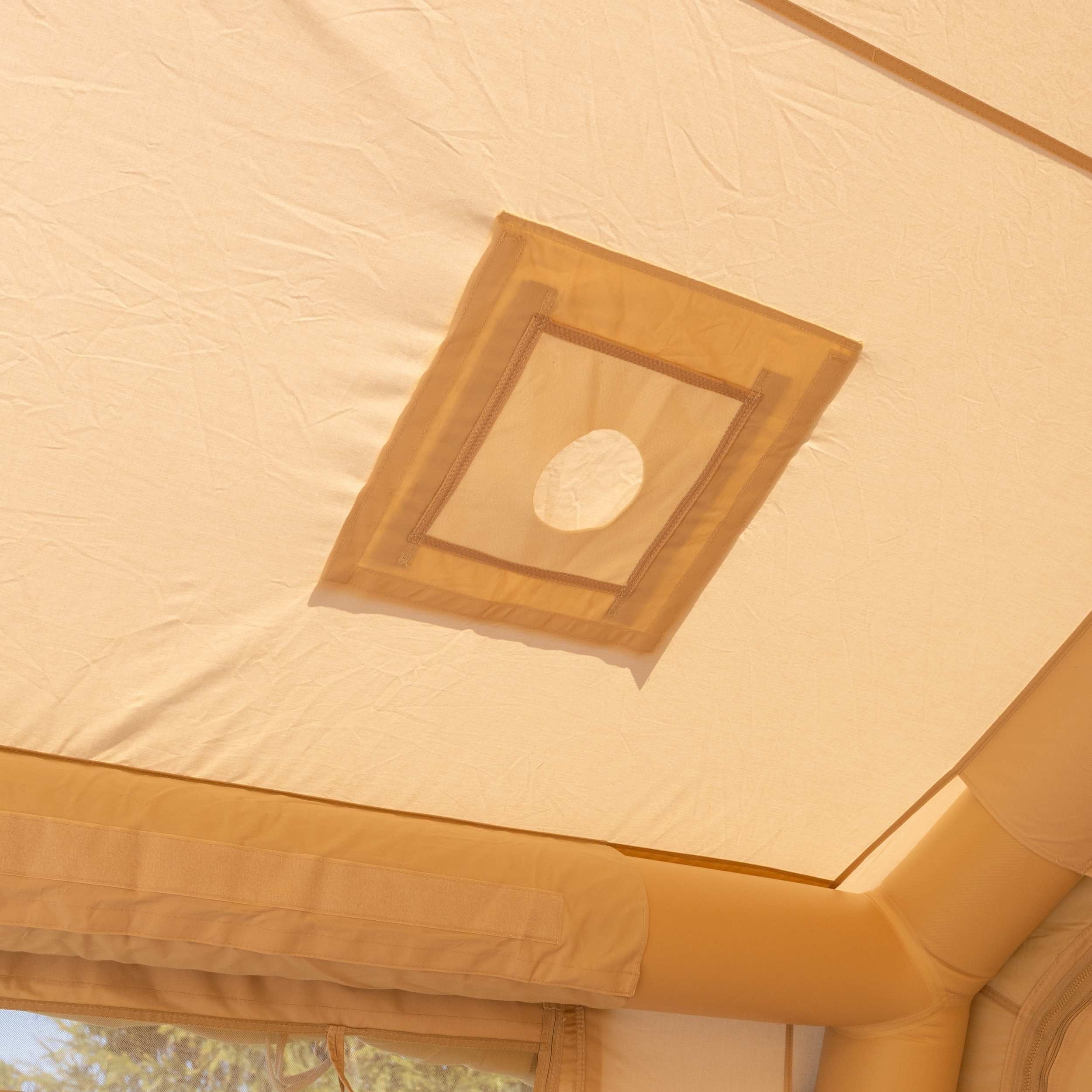 Coody Familia Pro AirTent 17.2 Beige Inflatable Tent for Camping (2-10 Person)