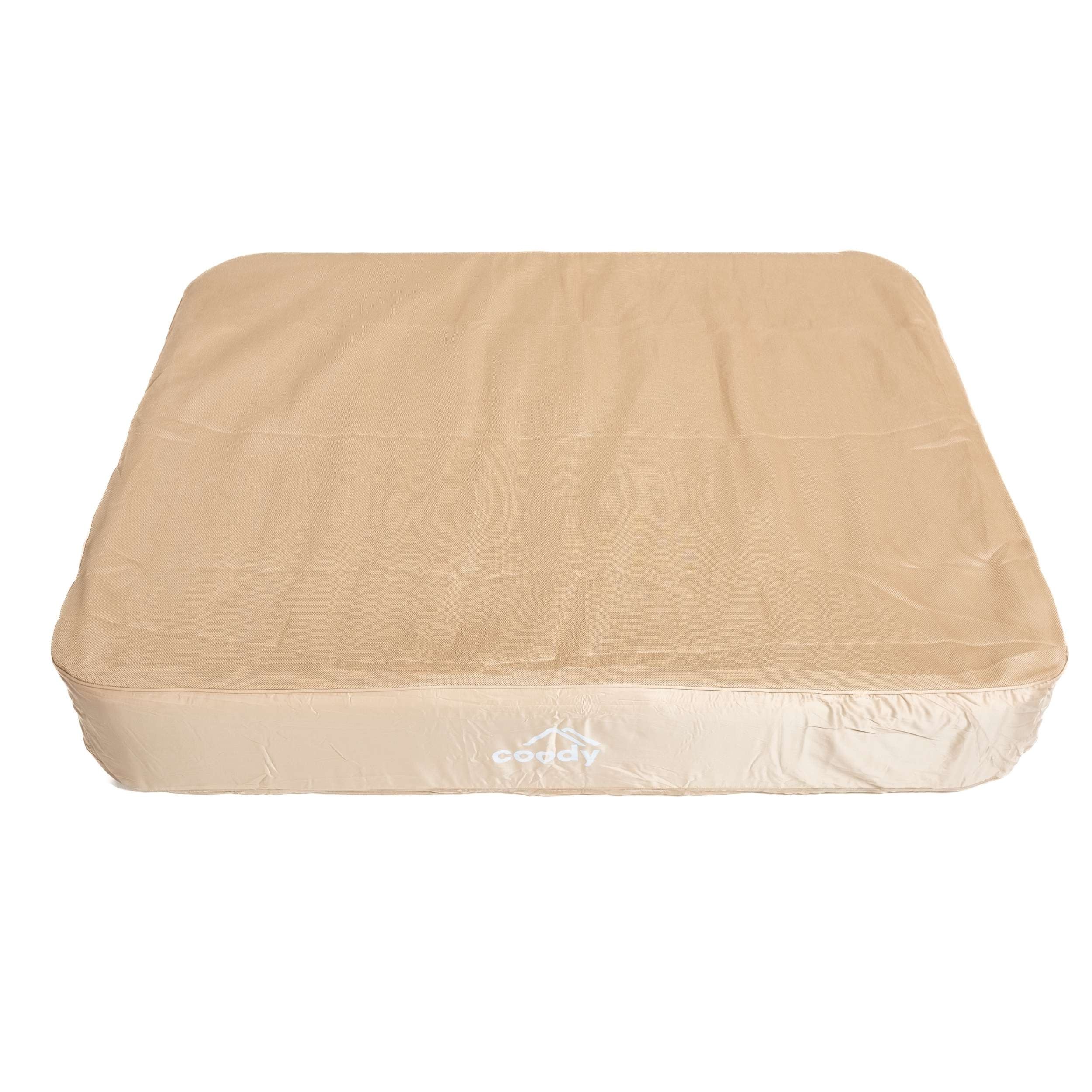 Coody Air Mattress Beige Queen (197×150×35 cm) – Premium Air Bed with