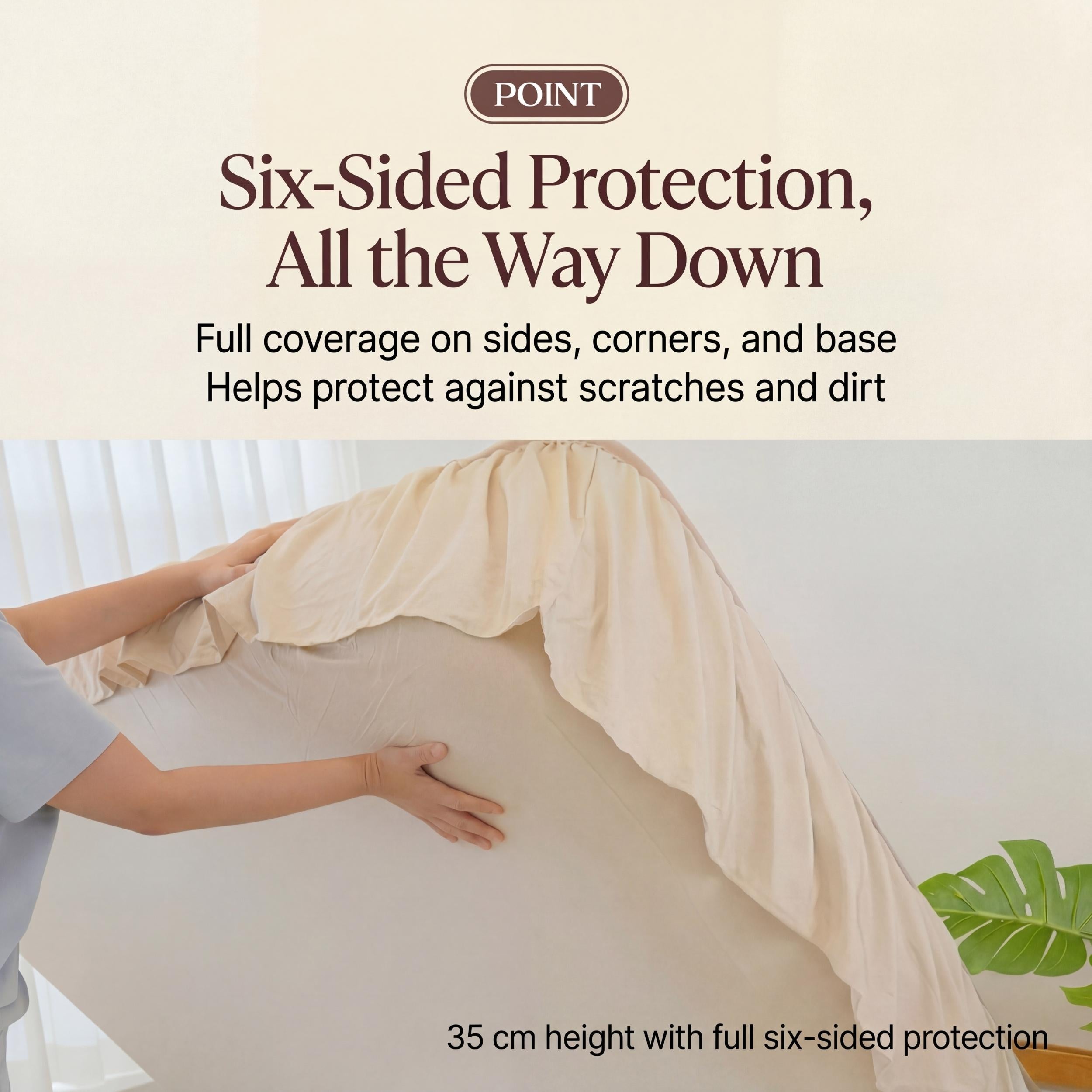 Coody Coreo Air Mattress Single (105 × 200 × 35 cm) – Structured Air Block Inflatable Bed, Compact Pack Design