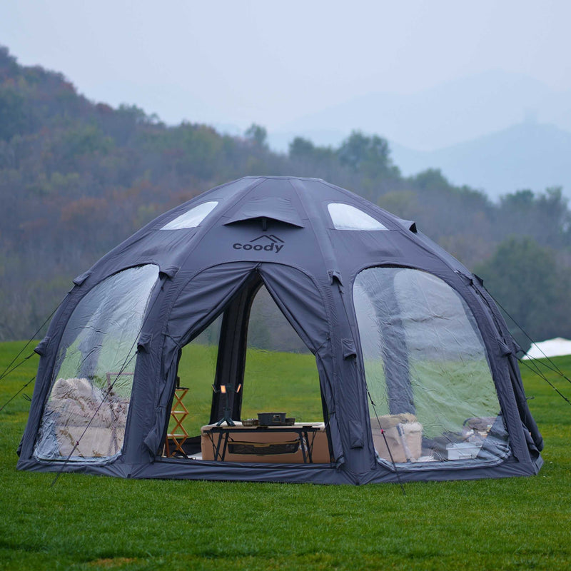 Coody Aurora Dome Gray Inflatable Shelter for Outdoors (2-4 person)