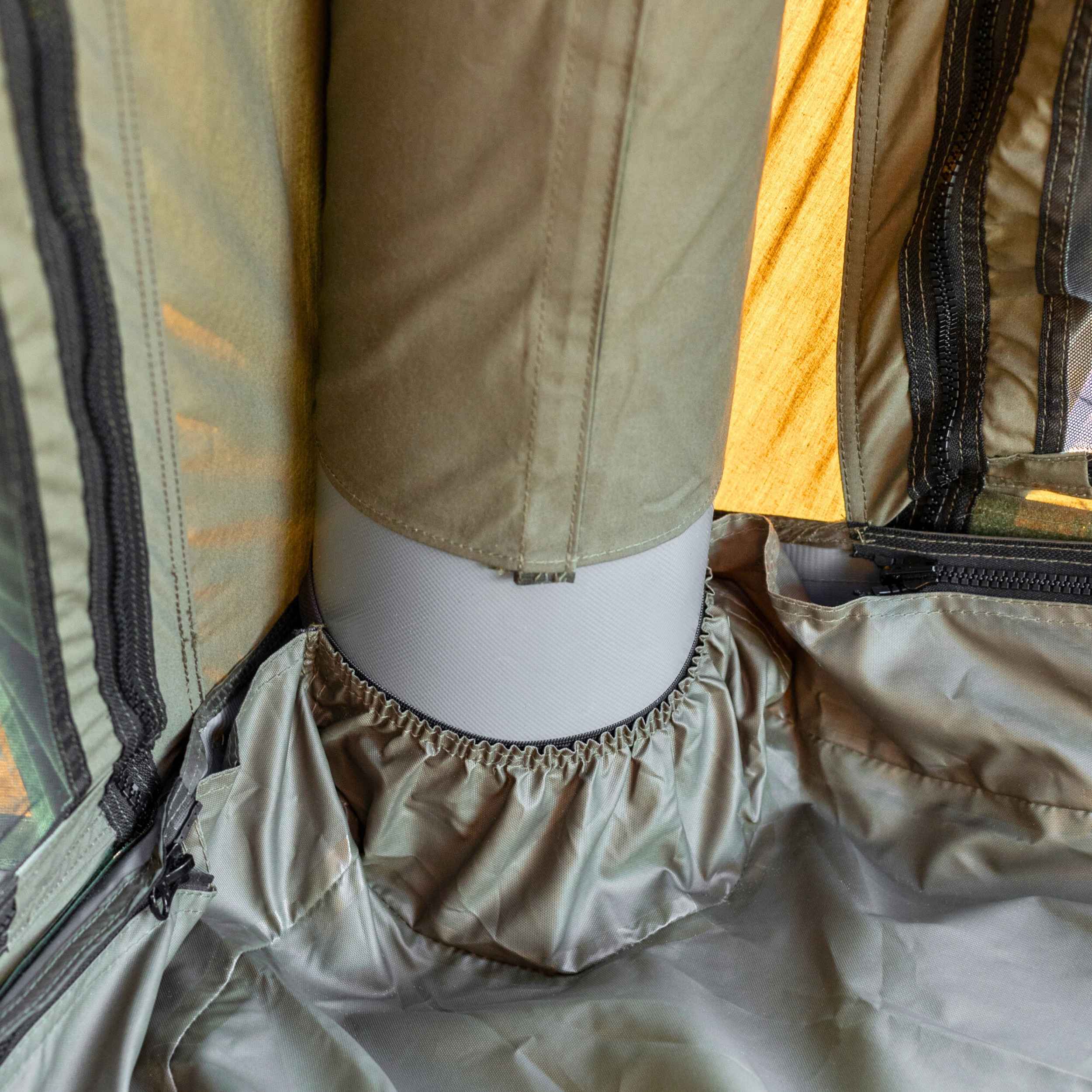 Tiendas inflables Coody AirTent Hub Shelter verde bosque para acampar (2-6 personas)