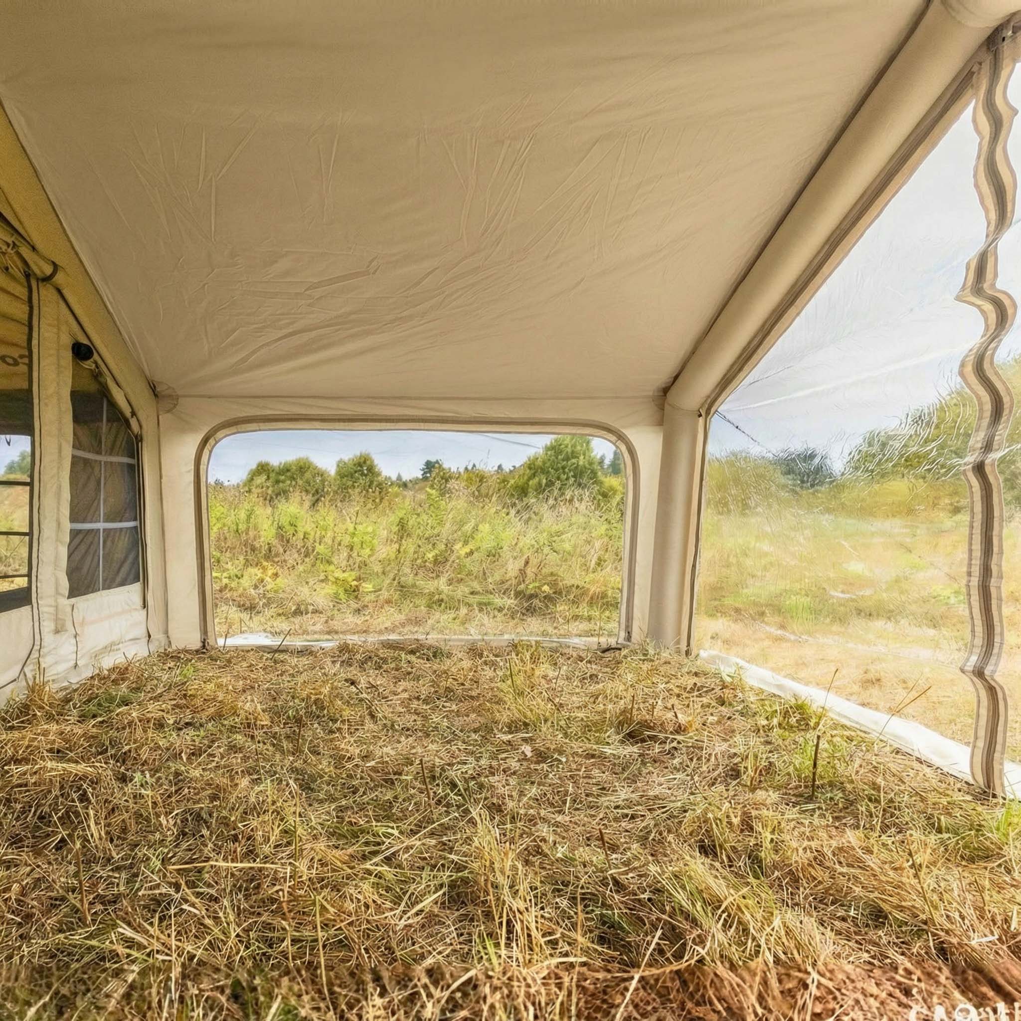 Coody AirTarp Inflatable Canopy Extension for 8.0 AirTents – Beige