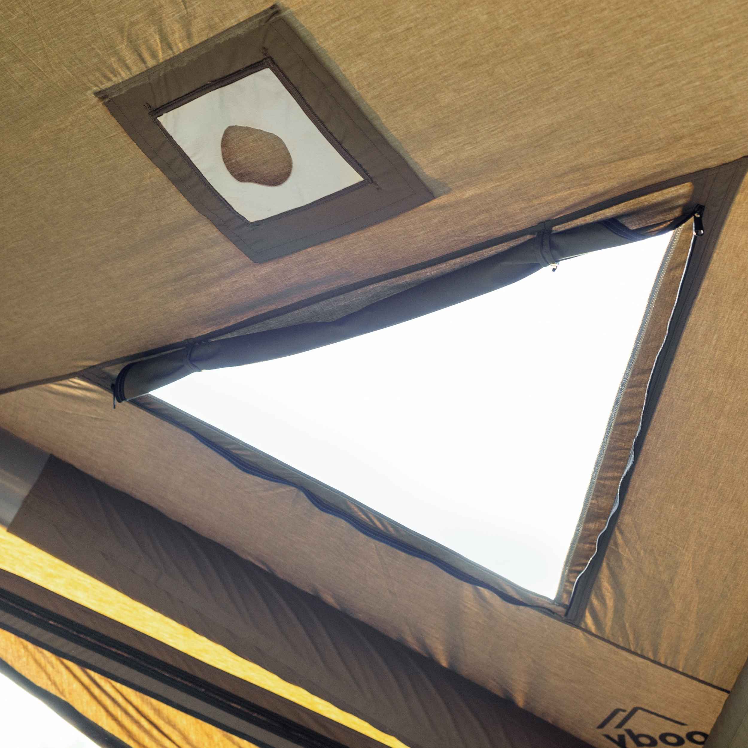 Tiendas inflables Coody AirTent Hub Shelter verde bosque para acampar (2-6 personas)