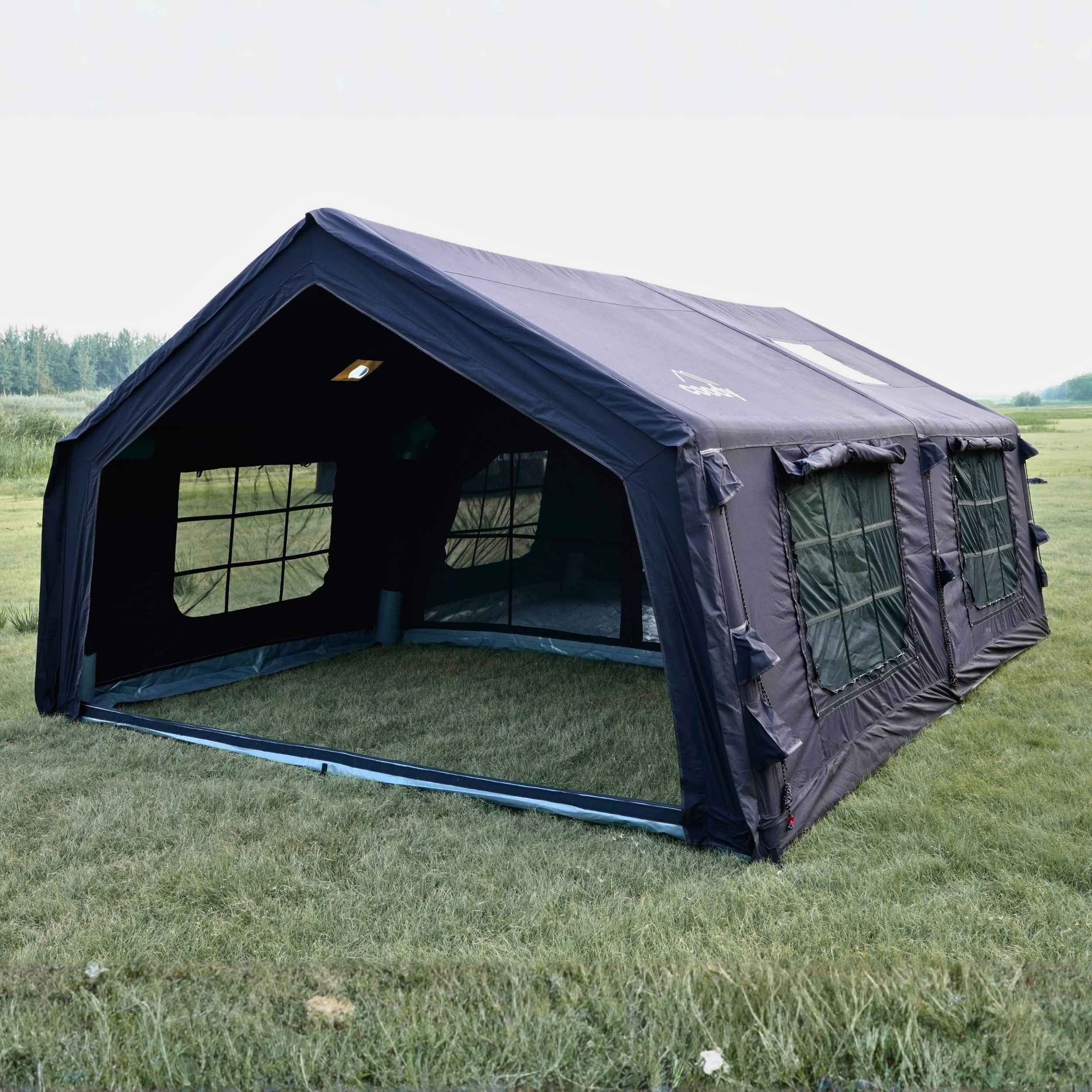 Coody Familia AirTent 17.2 Black Inflatable Tent House for Camping (2-