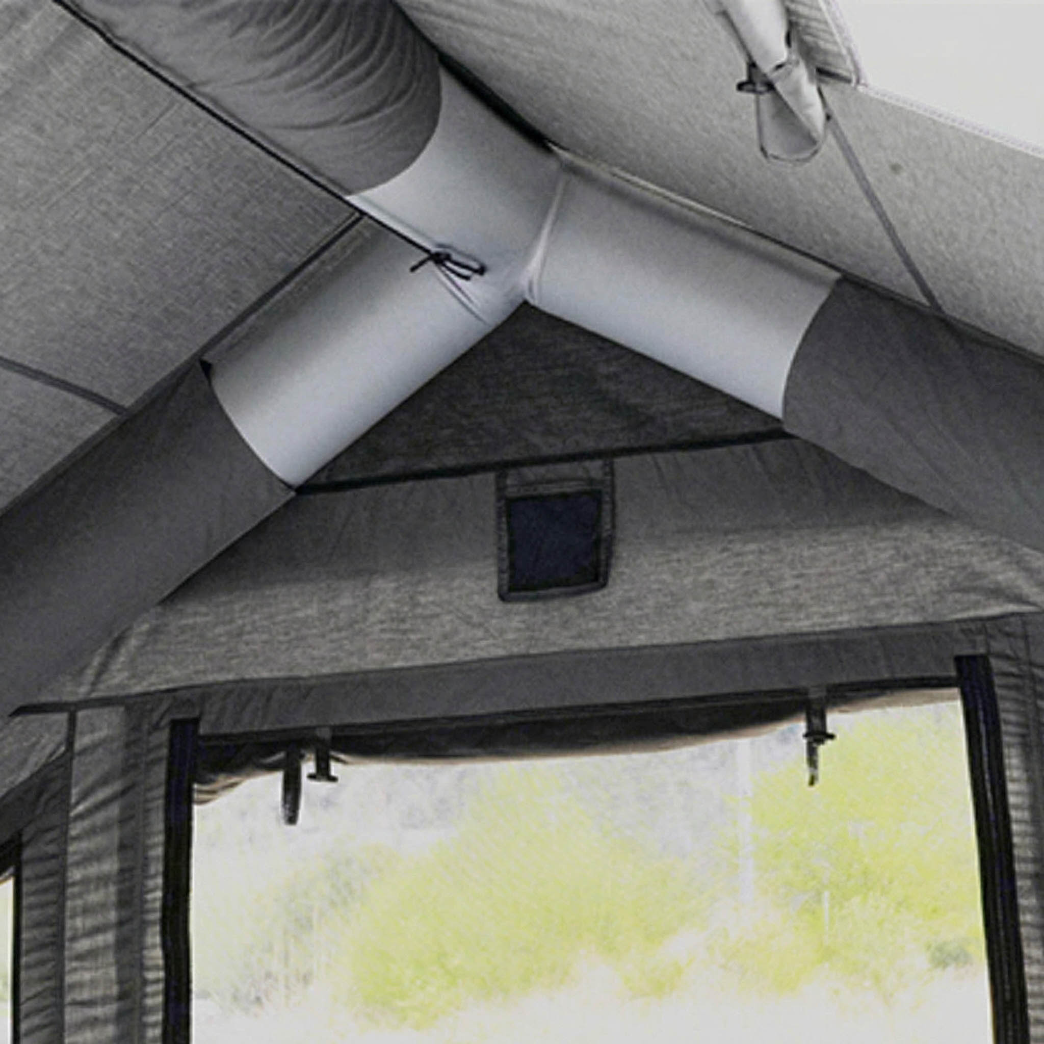 Coody 8.0 Air Tent Gray - Inflatable Tent House for Camping (1-4 Perso