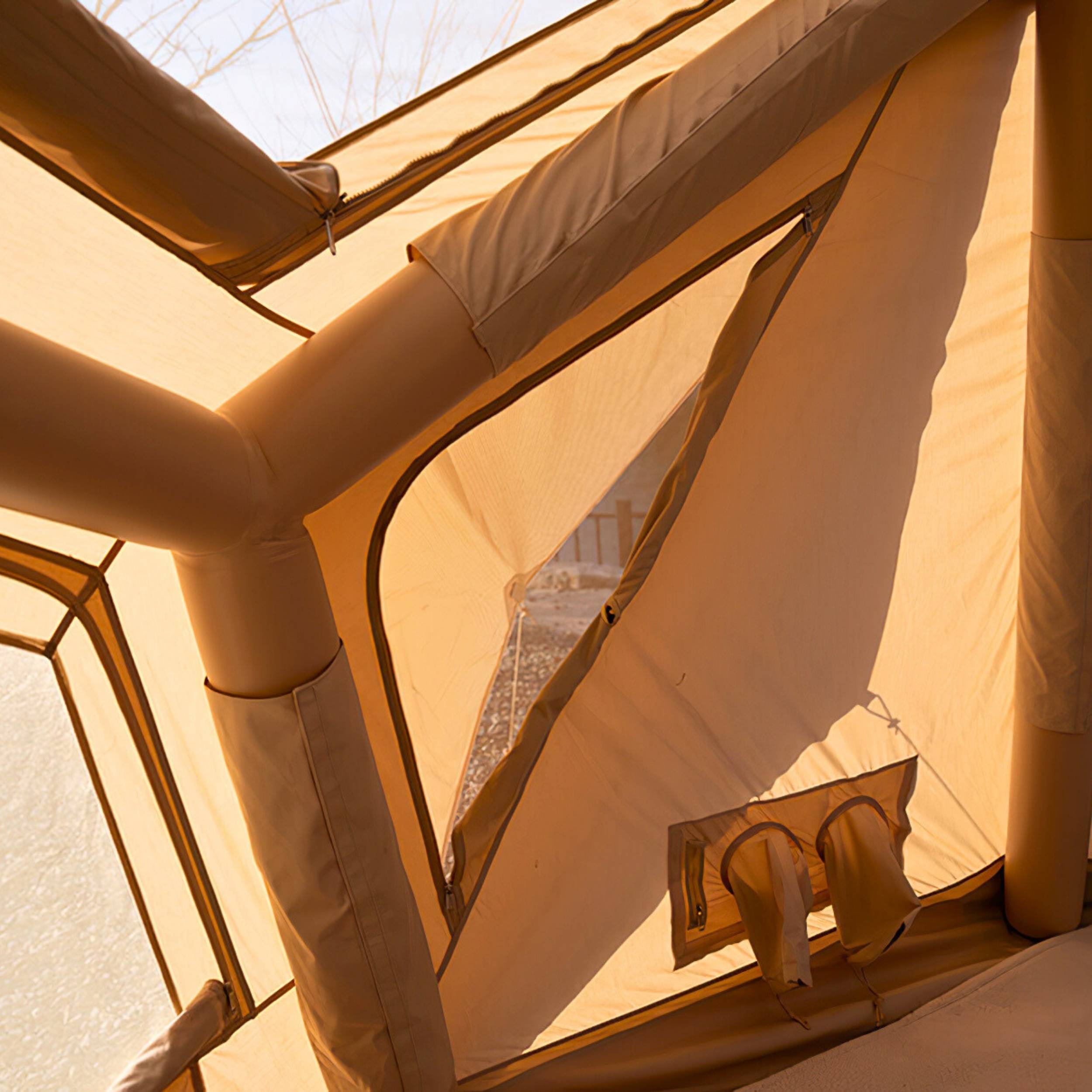 Coody Bestona Beige Inflatable Tent for Camping (2-4 person)