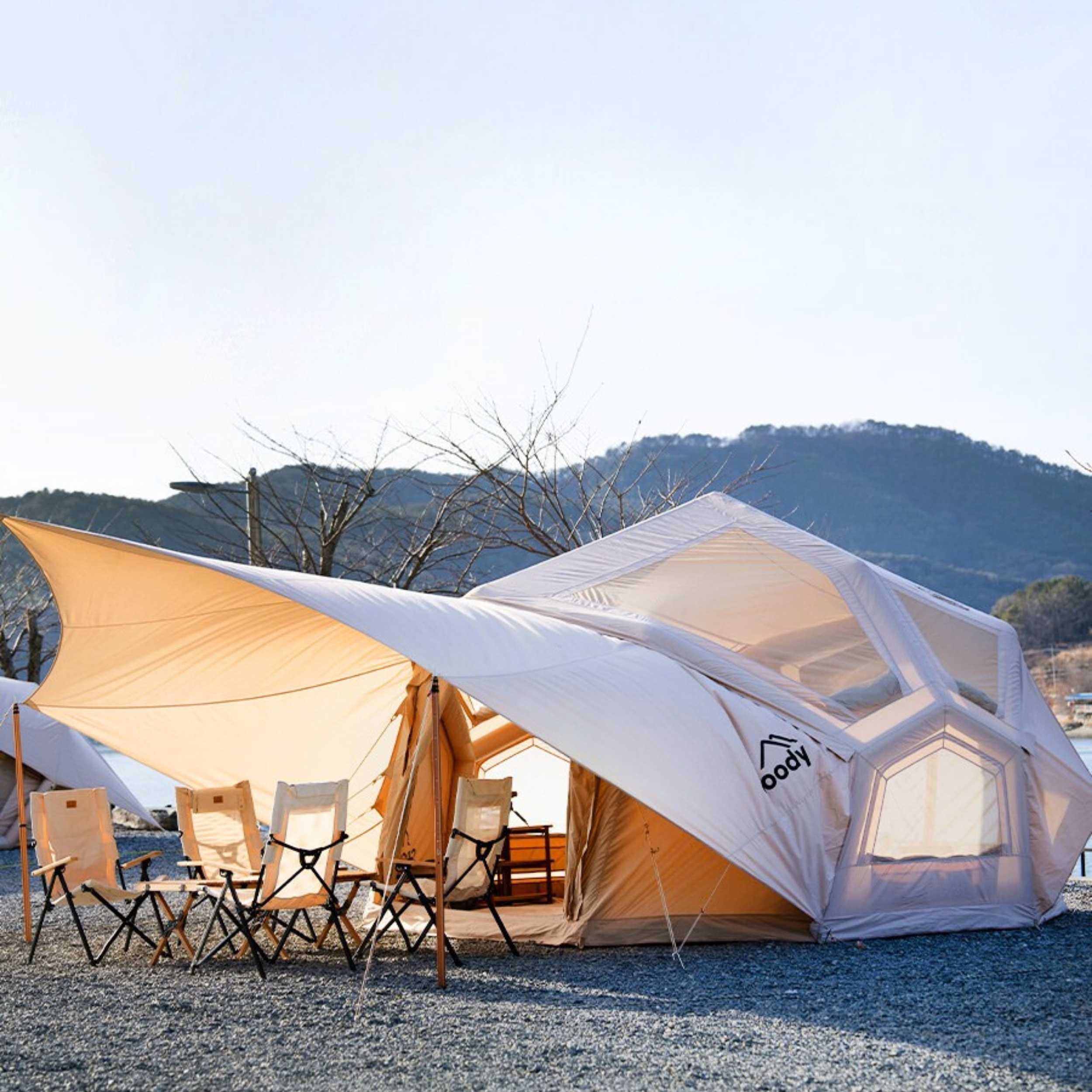 Coody Bestona Beige Inflatable Tent for 2-4 person