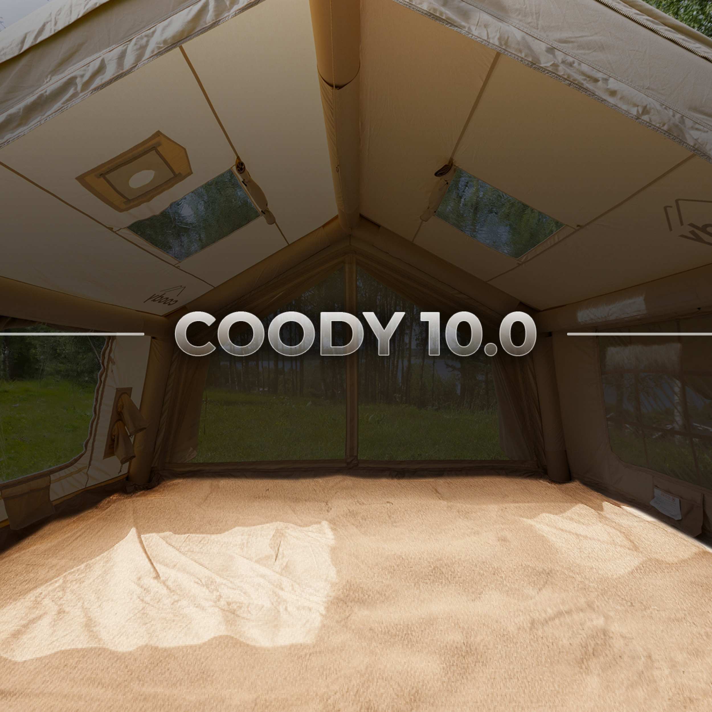 Coody Carpet – Tailored for Coody 10.0 Tent (Beige)