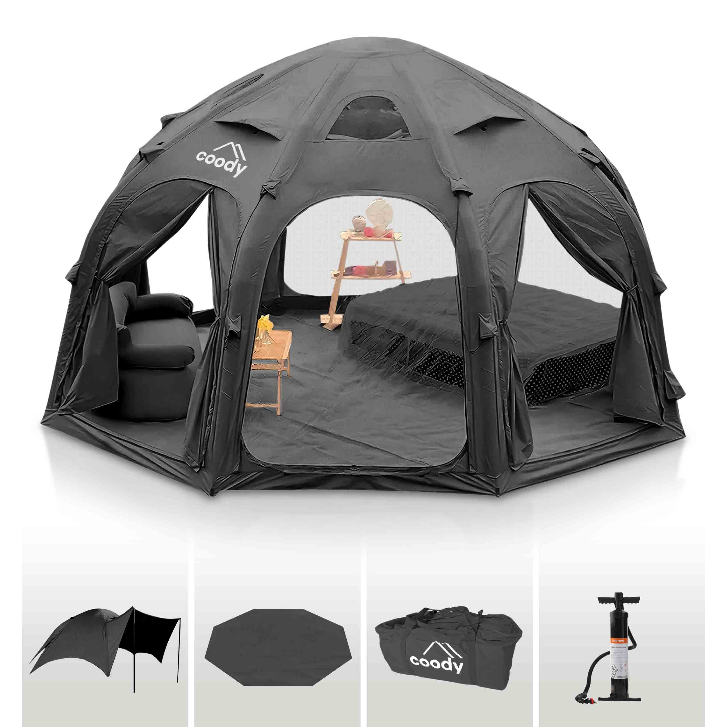 Coody Dome Octopus Black