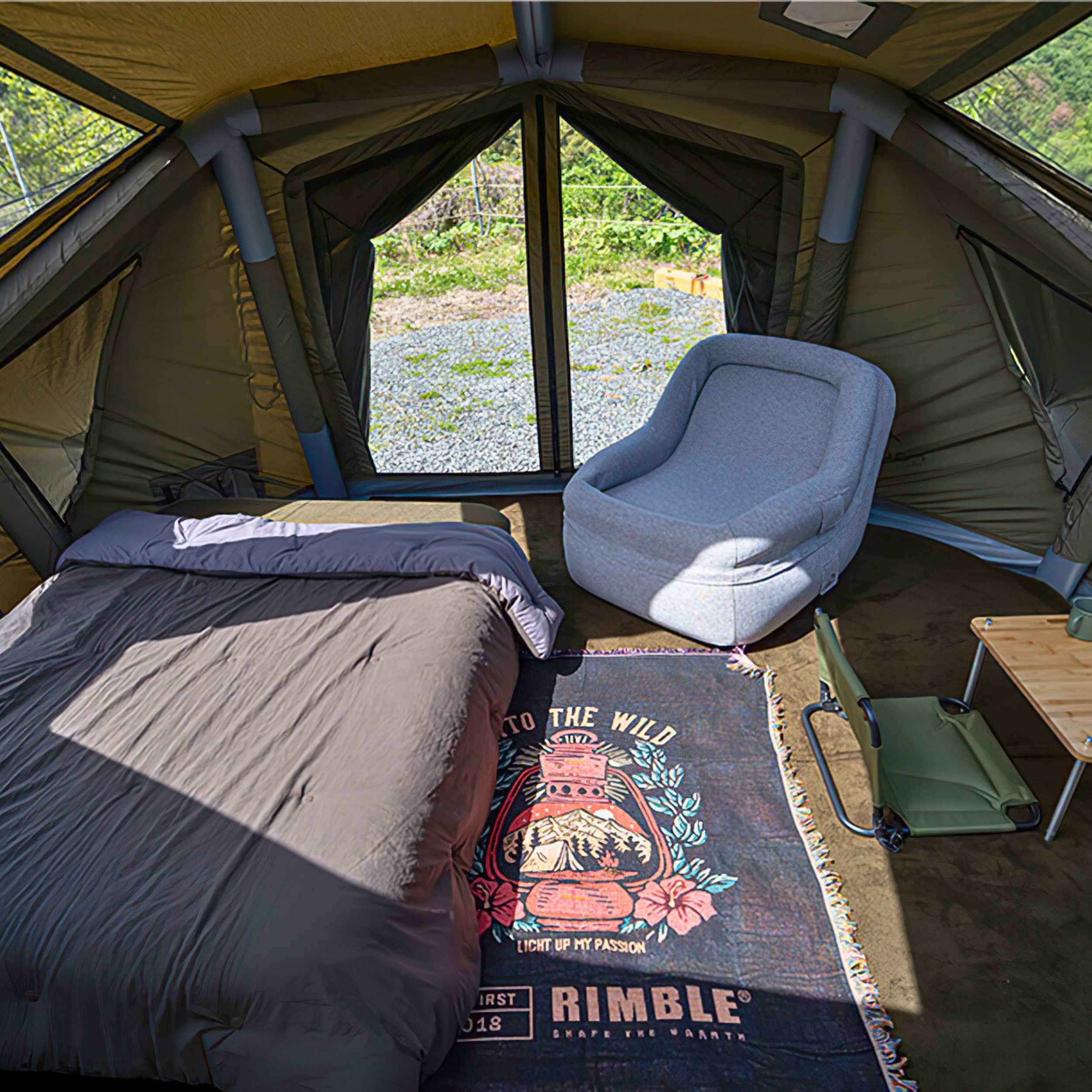 Coody Bestona Forest Green Inflatable Tent for 2-4 person