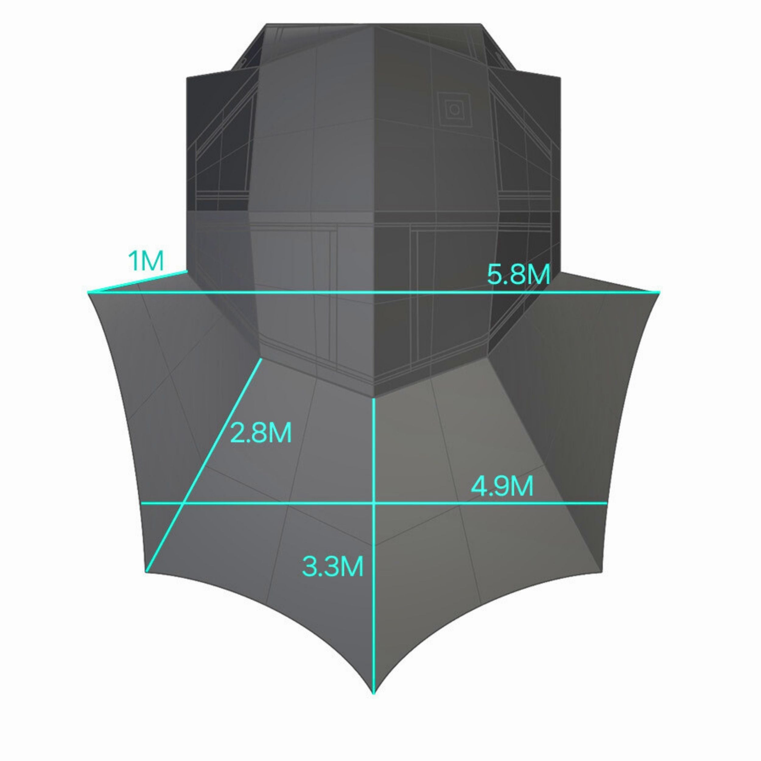 Coody Bestona Forest Green Inflatable Tent for 2-4 person