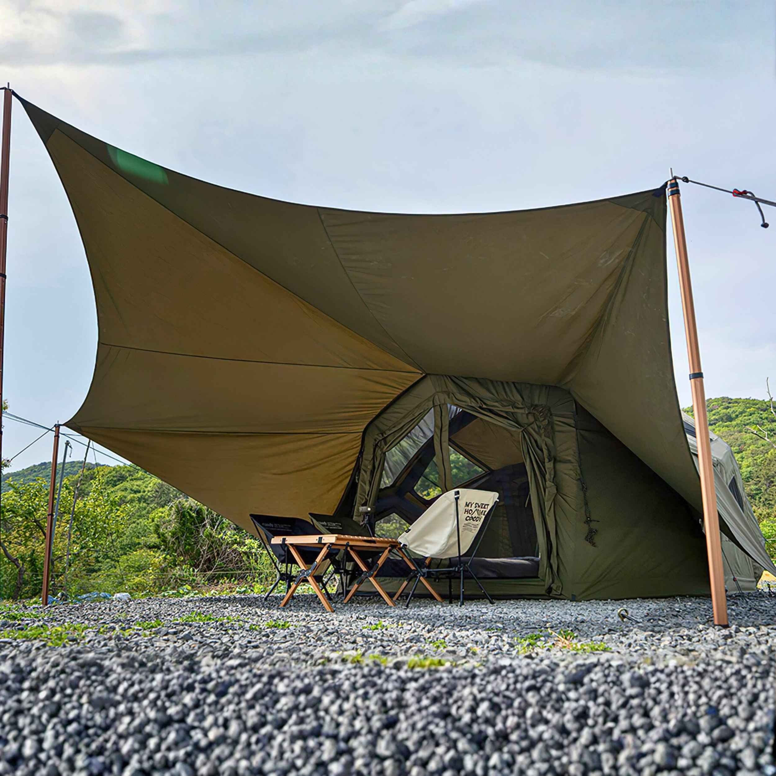 Coody Bestona Forest Green Inflatable Tent for 2-4 person