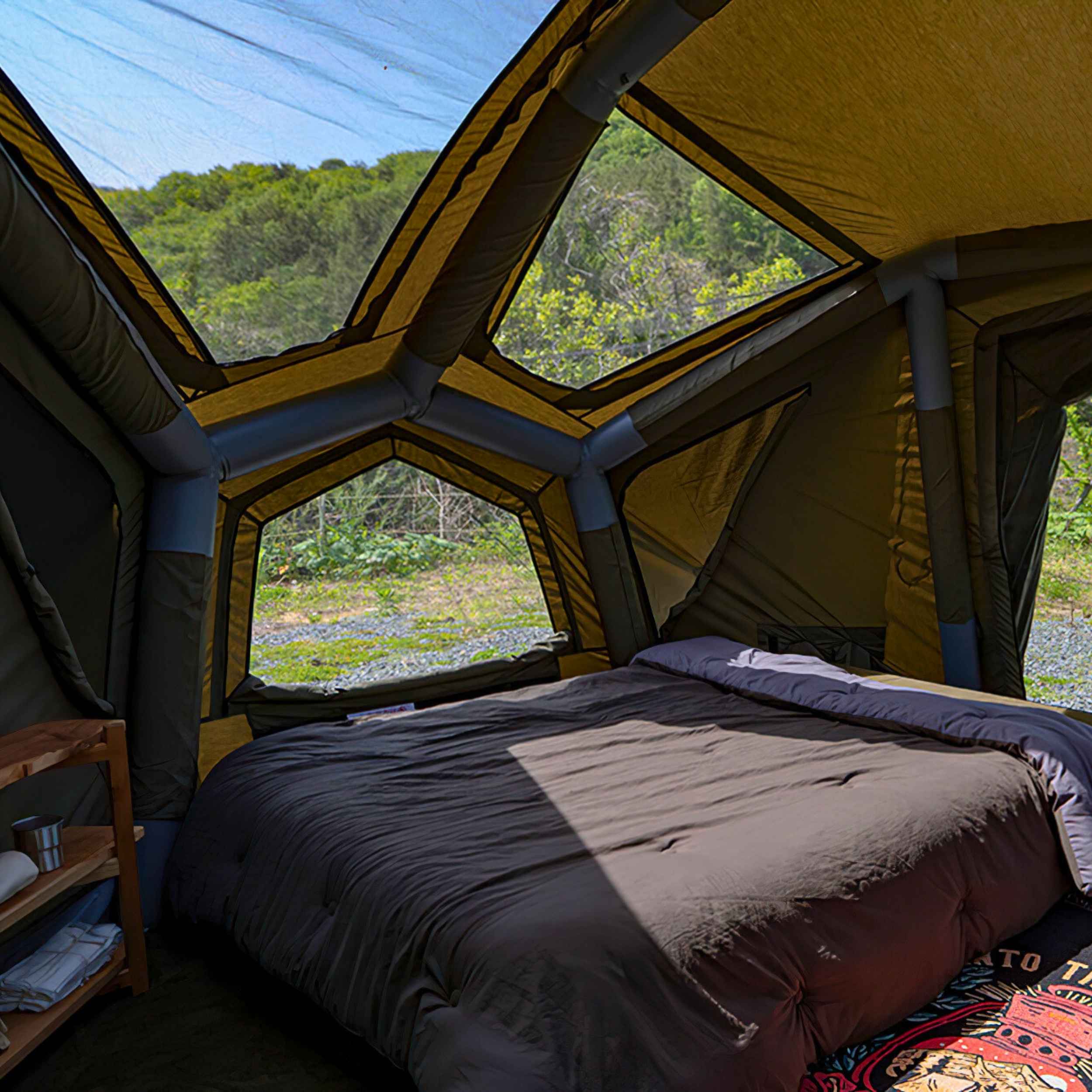 Coody Bestona Forest Green Inflatable Tent for 2-4 person