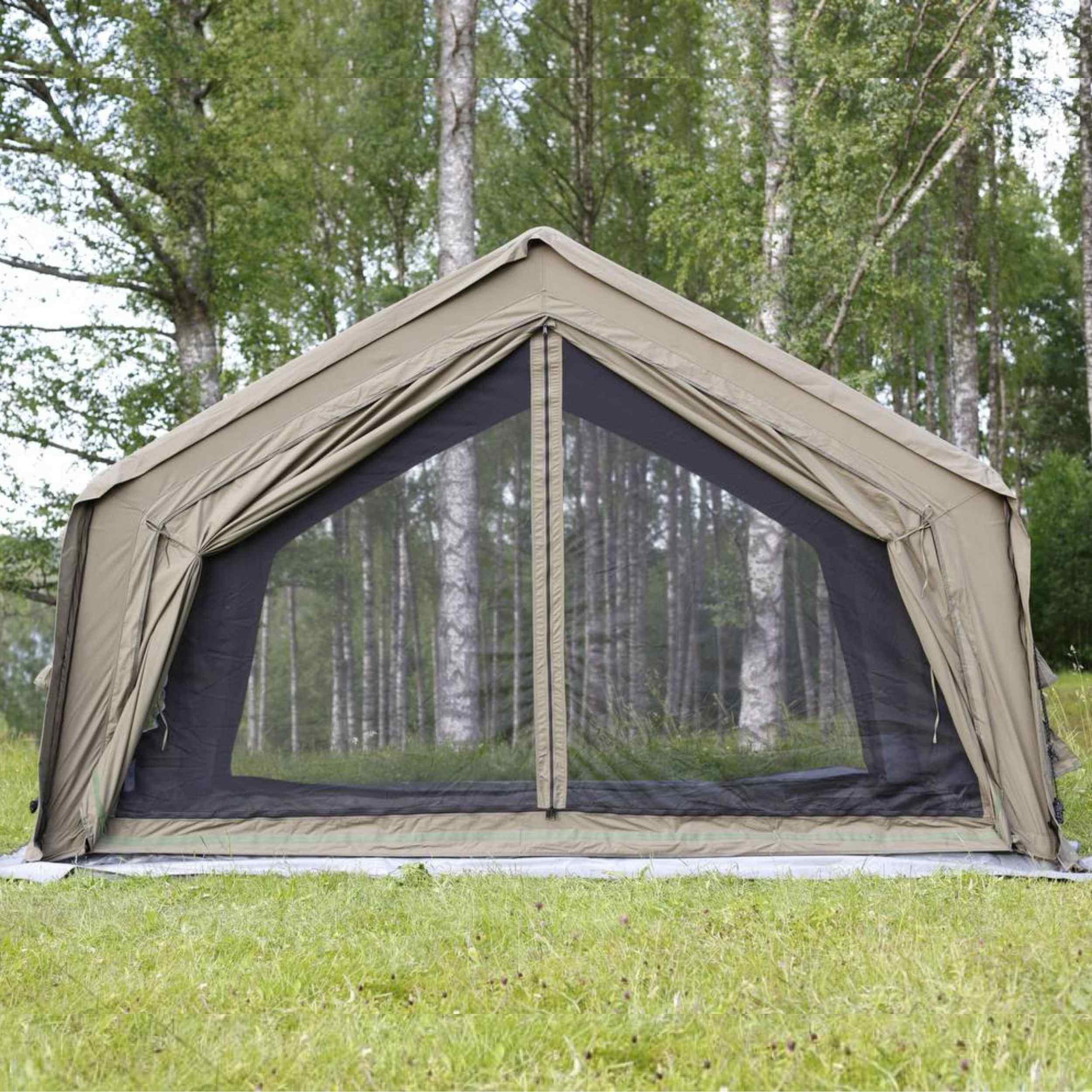 Coody 10 Forest Green Inflatable Tent House for Camping (2-4 Person)