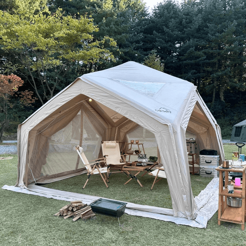 raised tent Coody AirTent Hub Shelter Beige Inflatable for Camping (2-6 Person) Body size:170-175 cm The North Face Trail Elevated cot can keep grant china
