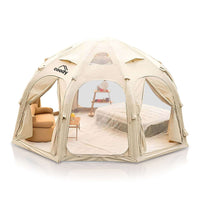 Coody Aurora Dome Beige Inflatable Shelter for 2-4 person