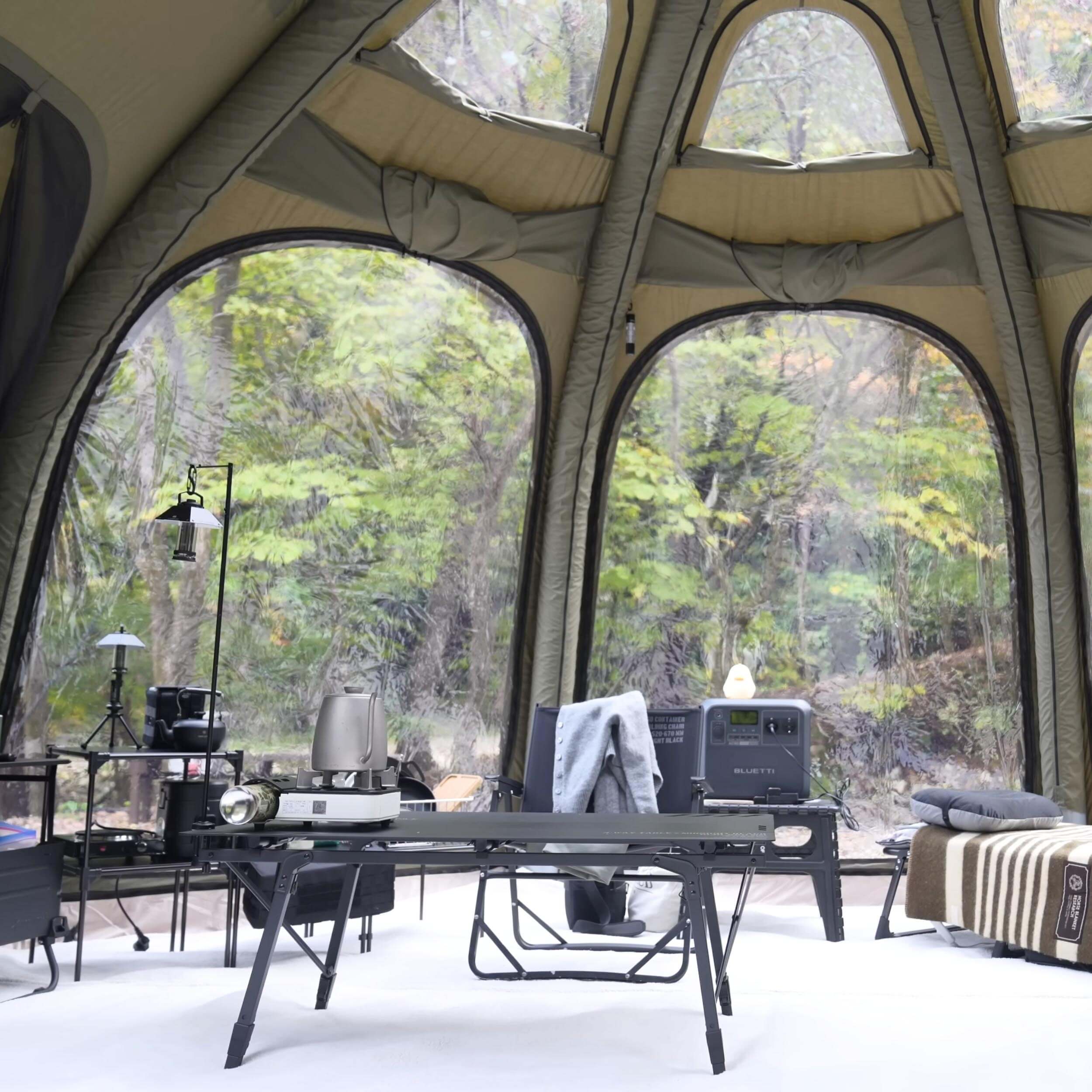 Coody Aurora Dome Green Inflatable Shelter for 2-4 person