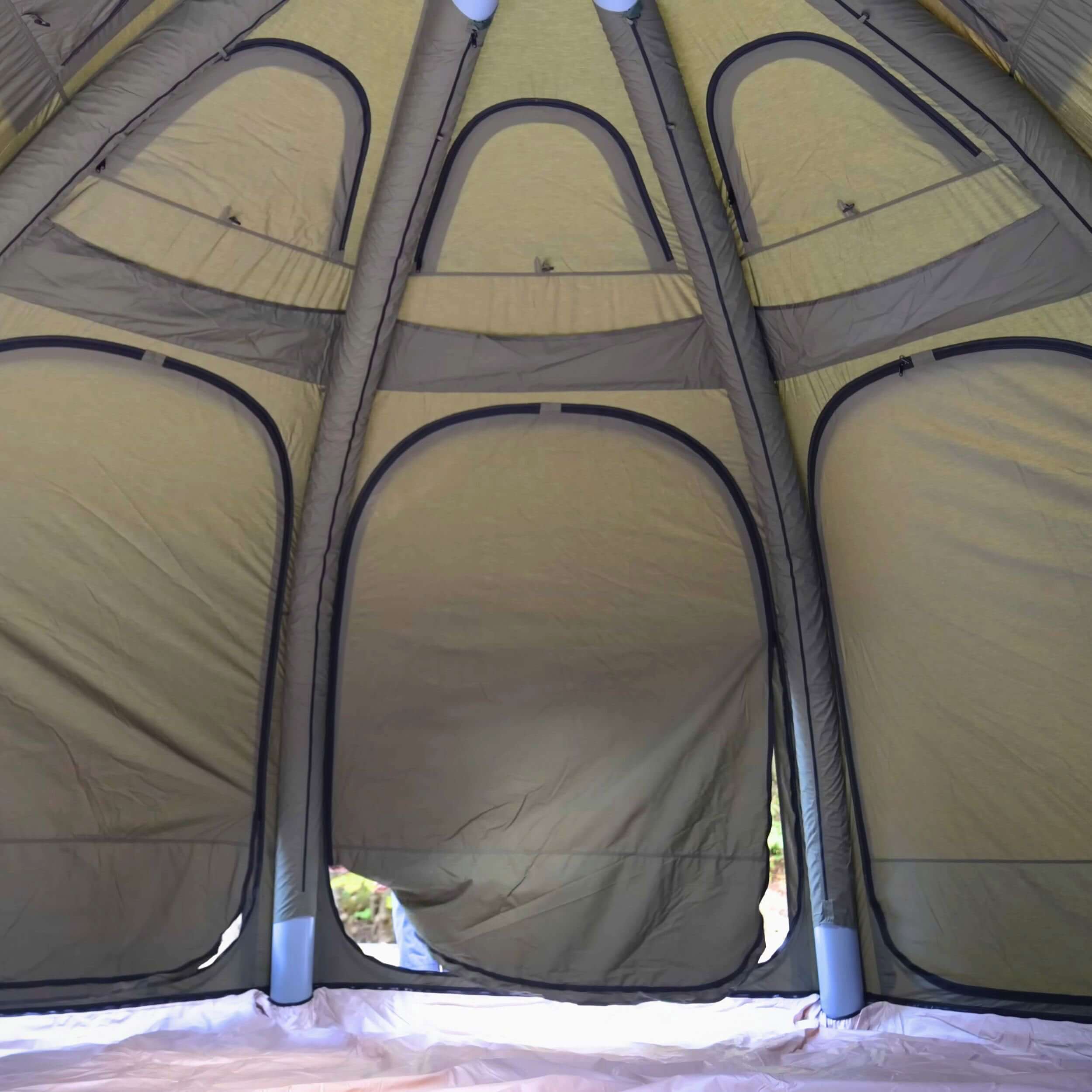 Coody Aurora Dome Green Inflatable Shelter for 2-4 person
