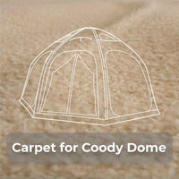 Coody Carpet – Tailored for Coody Aurora Dome Tent (Beige)