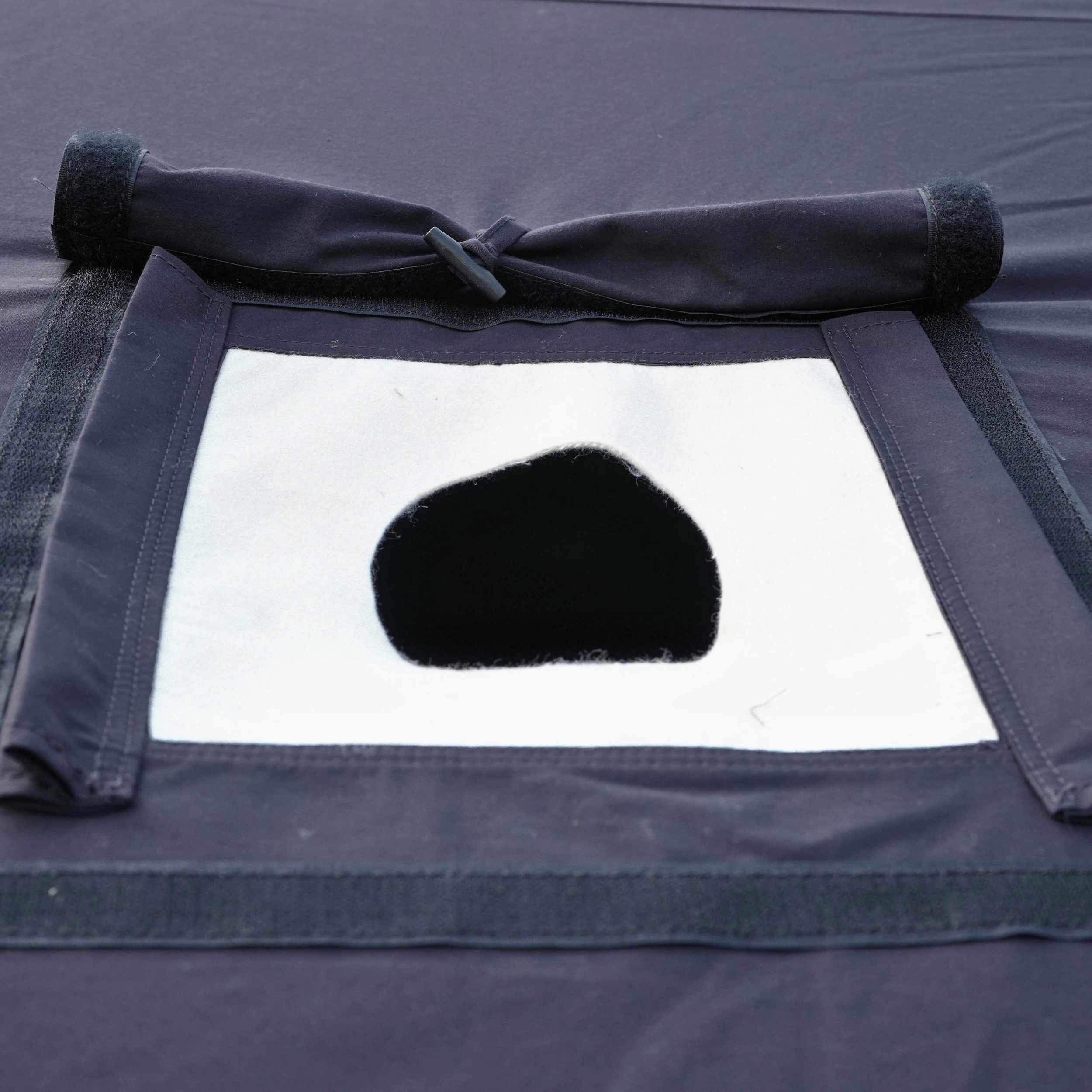 Coody Familia AirTent 13.6 Black + Stove Caminus M - Inflatable Tents for Camping with Wood Stove
