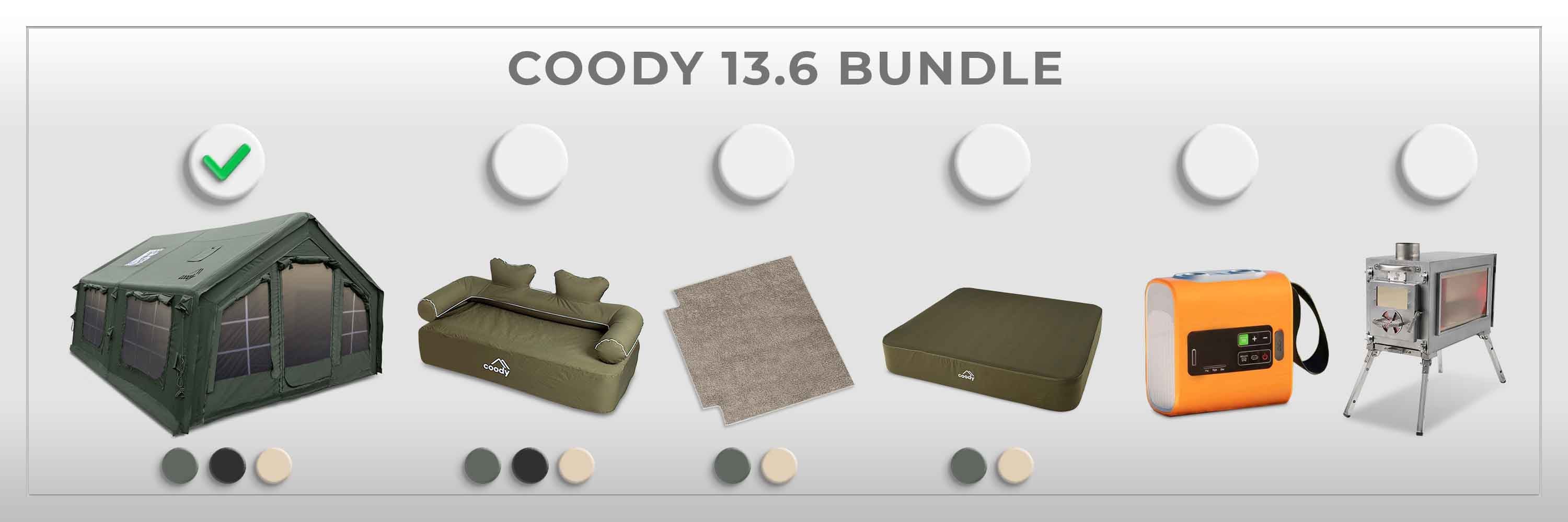 Create Your Coody Familia AirTent 13.6 Bundle