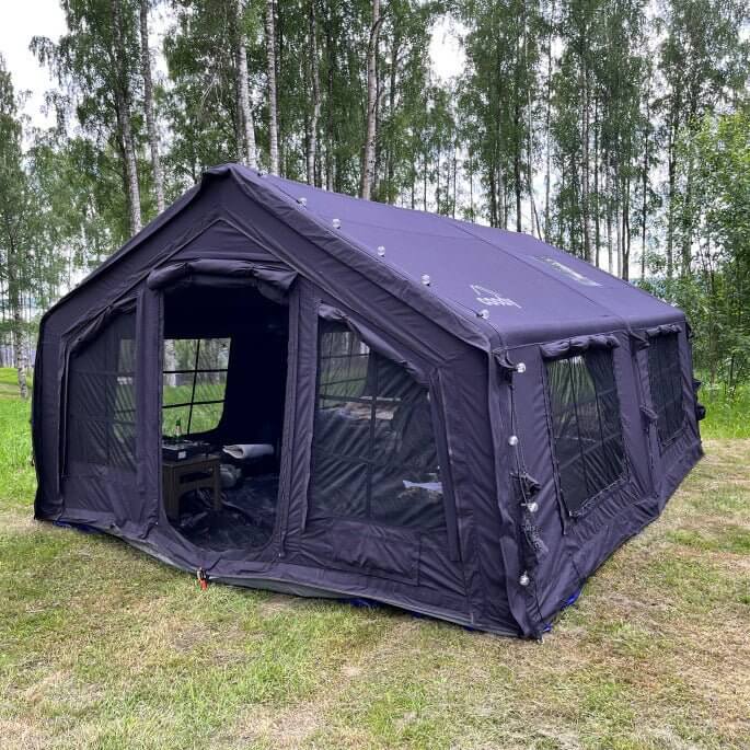 Coody Familia AirTent 17.2 Black Inflatable Tent House for Camping (2-10 Person)
