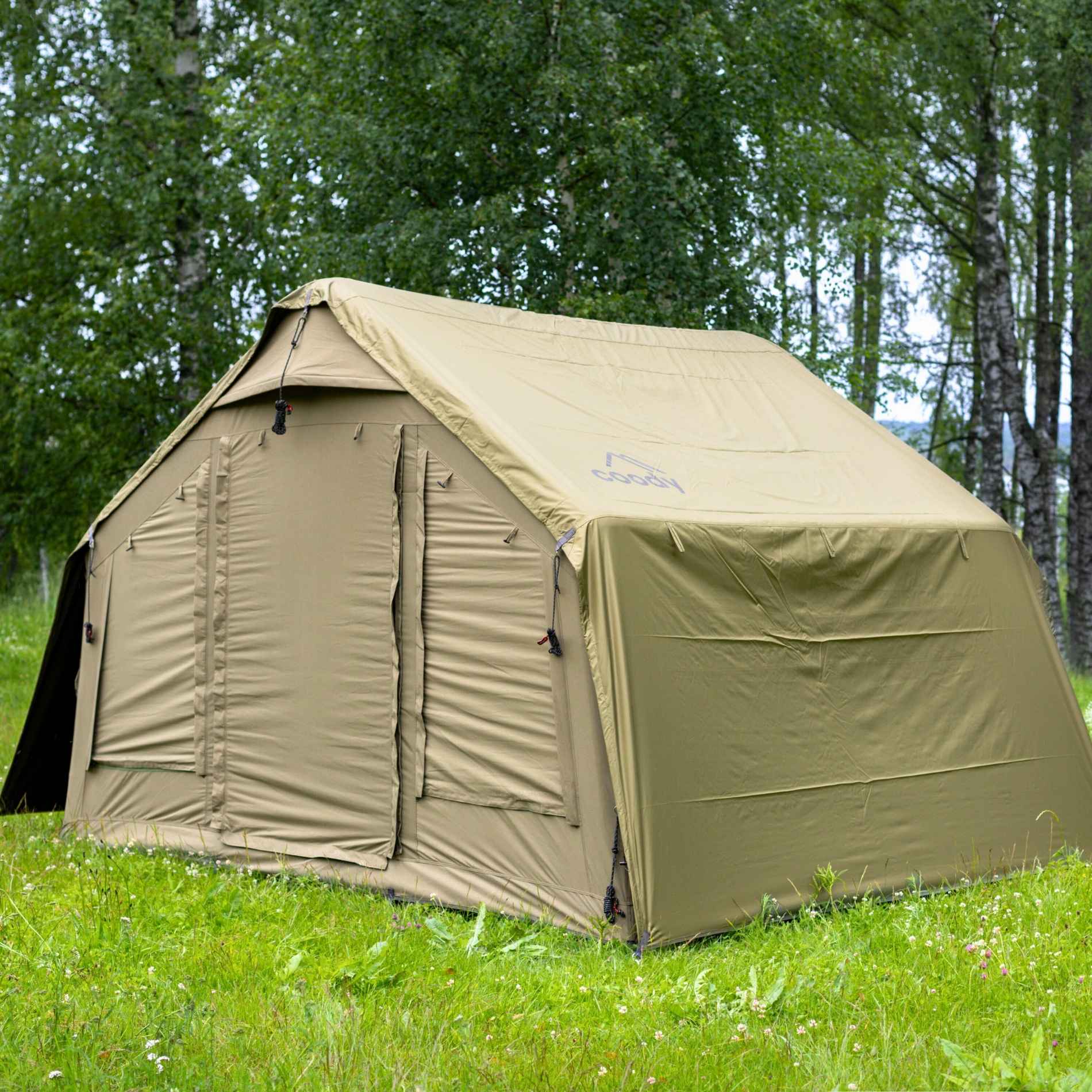 Coody 8.0 Air Tent Forest Green (1-4 Person)+ Carpet for Сoody 8.0 Beige