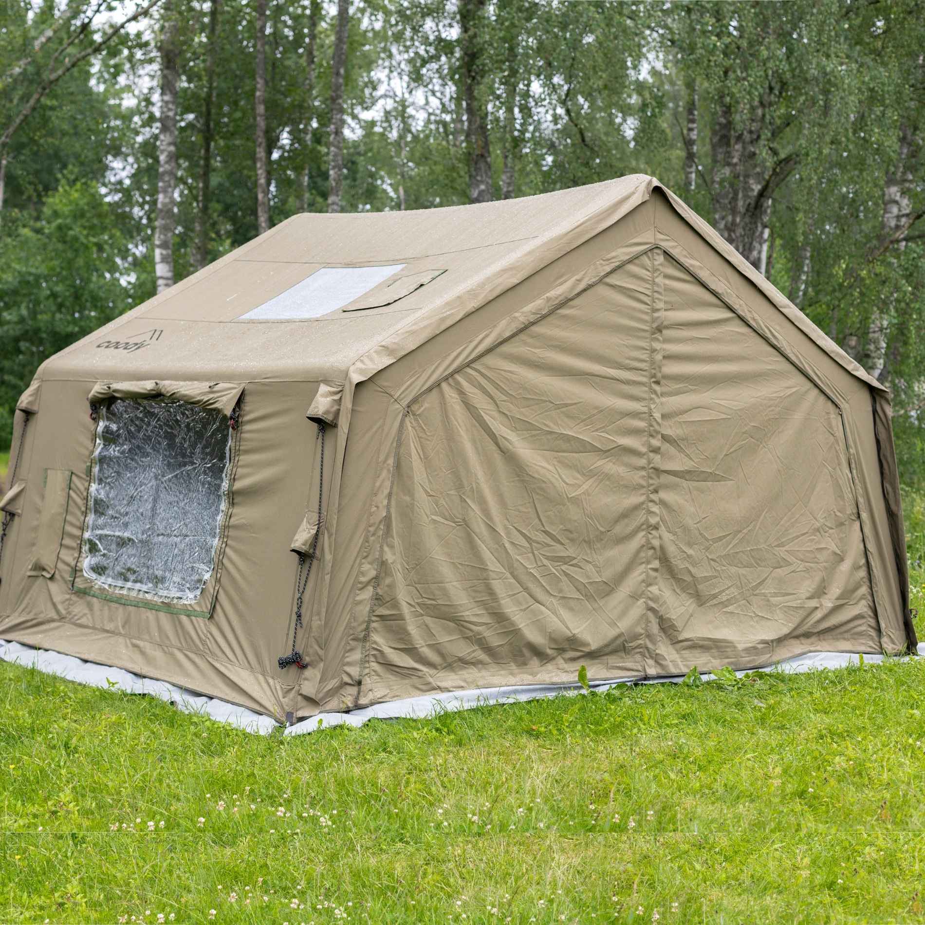 Coody 8.0 Air Tent Forest Green - Inflatable Tent House for Camping (1-4 Person)