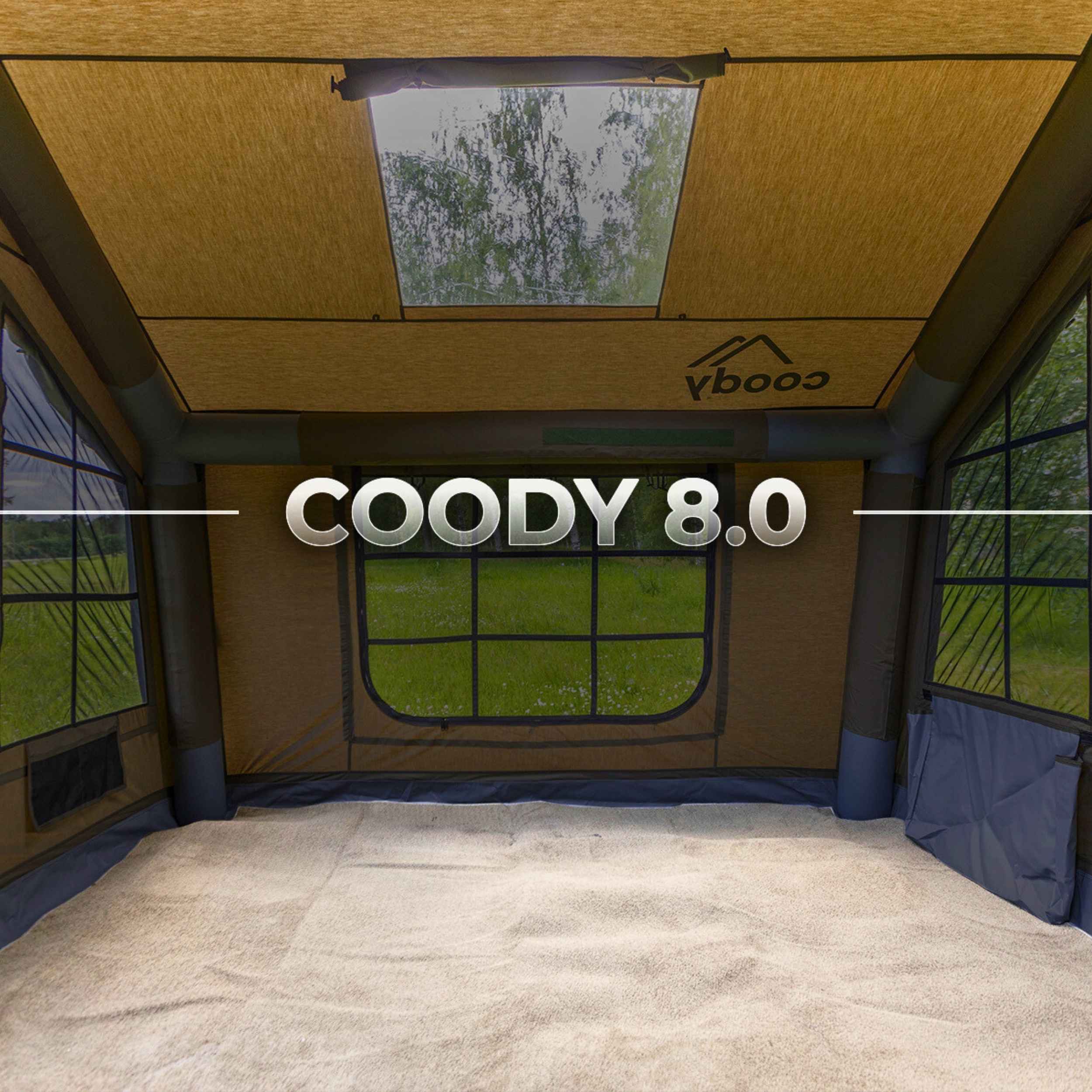 Carpet for Coody 8.0 AirTent - Forest Green