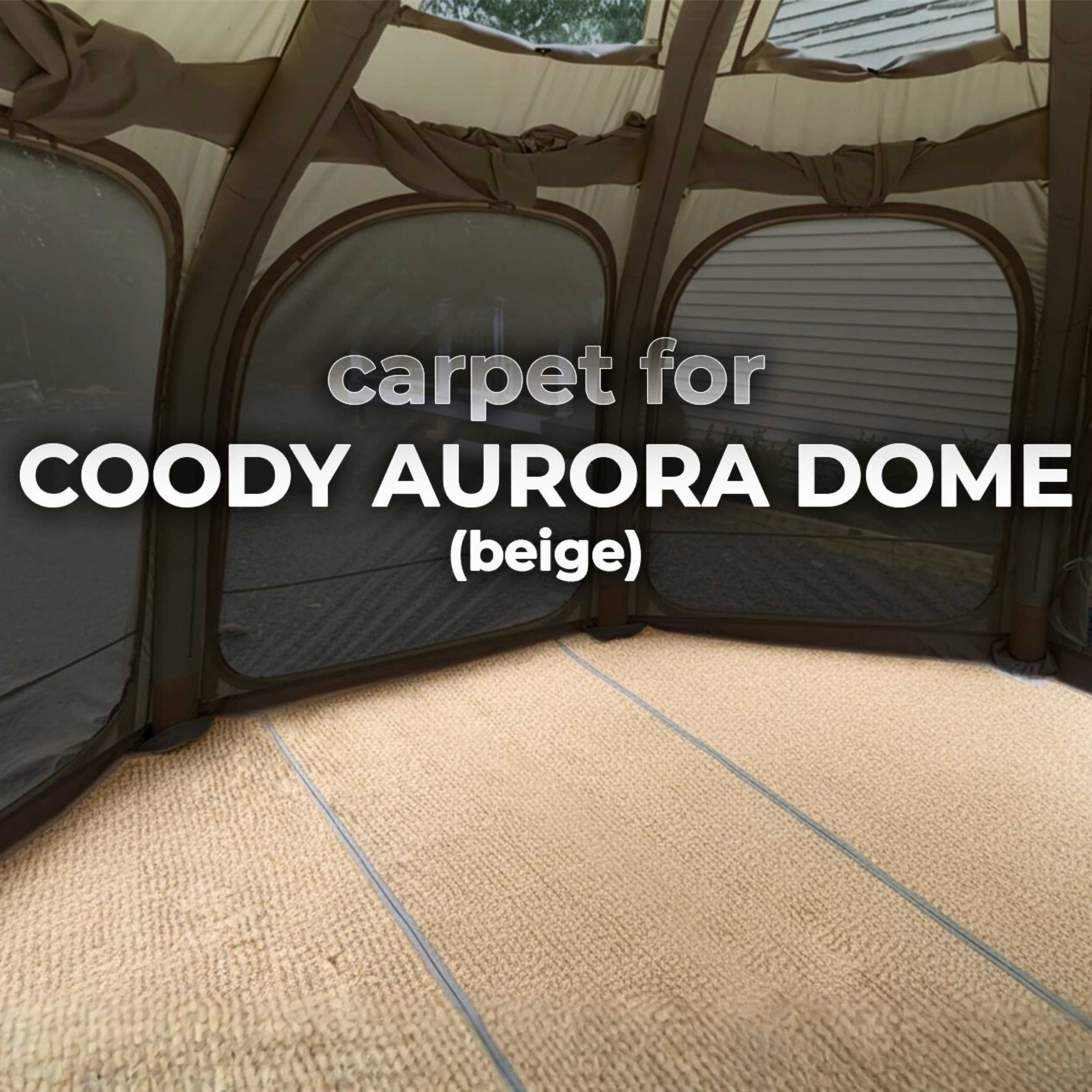 Coody Carpet – Tailored for Coody Aurora Dome Tent (Beige)