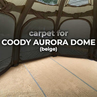 Coody Carpet – Tailored for Coody Aurora Dome Tent (Beige)