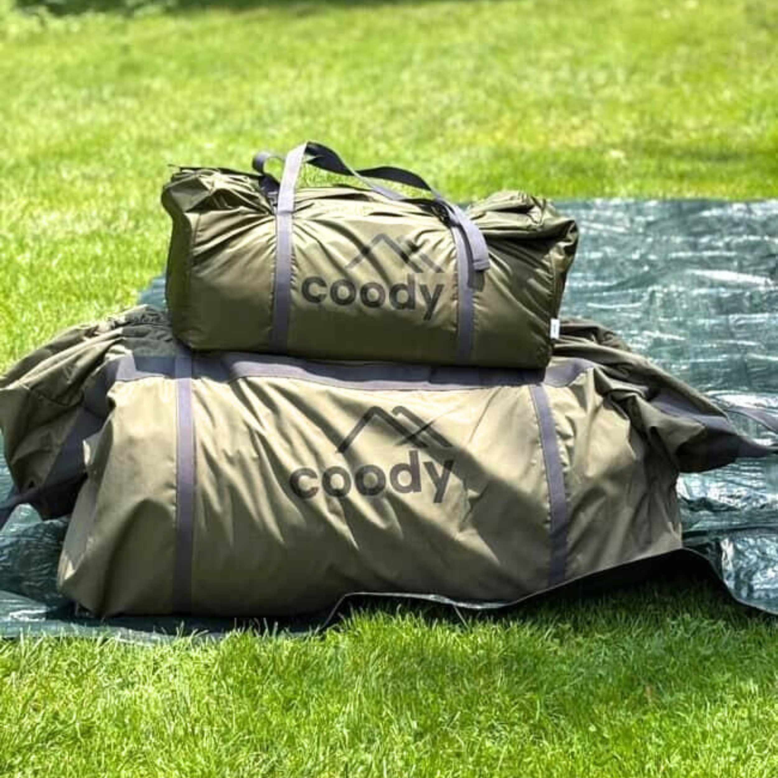 Coody 13.6 Forest Green - Inflatable Camping Tent for 2-8 Person