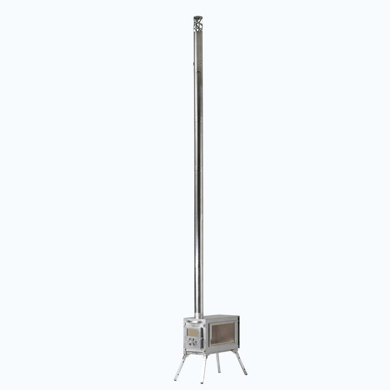 Medium Wood Stove With Fire-Resistant Glass "Caminus M"