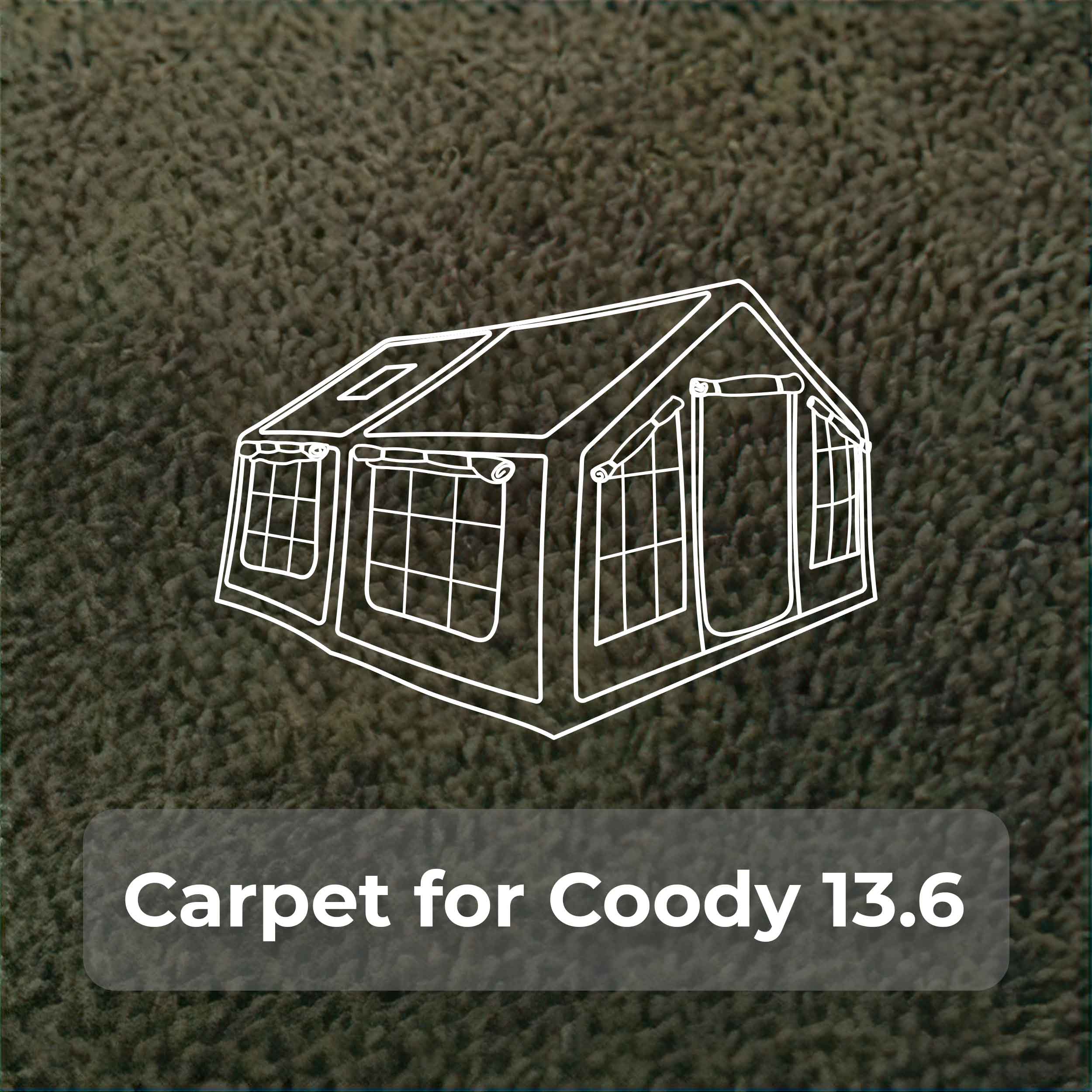 Coody Carpet – Tailored for Coody 13.6 Tent Forest Green