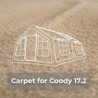Coody Carpet – Tailored for 17.2 Tent beige
