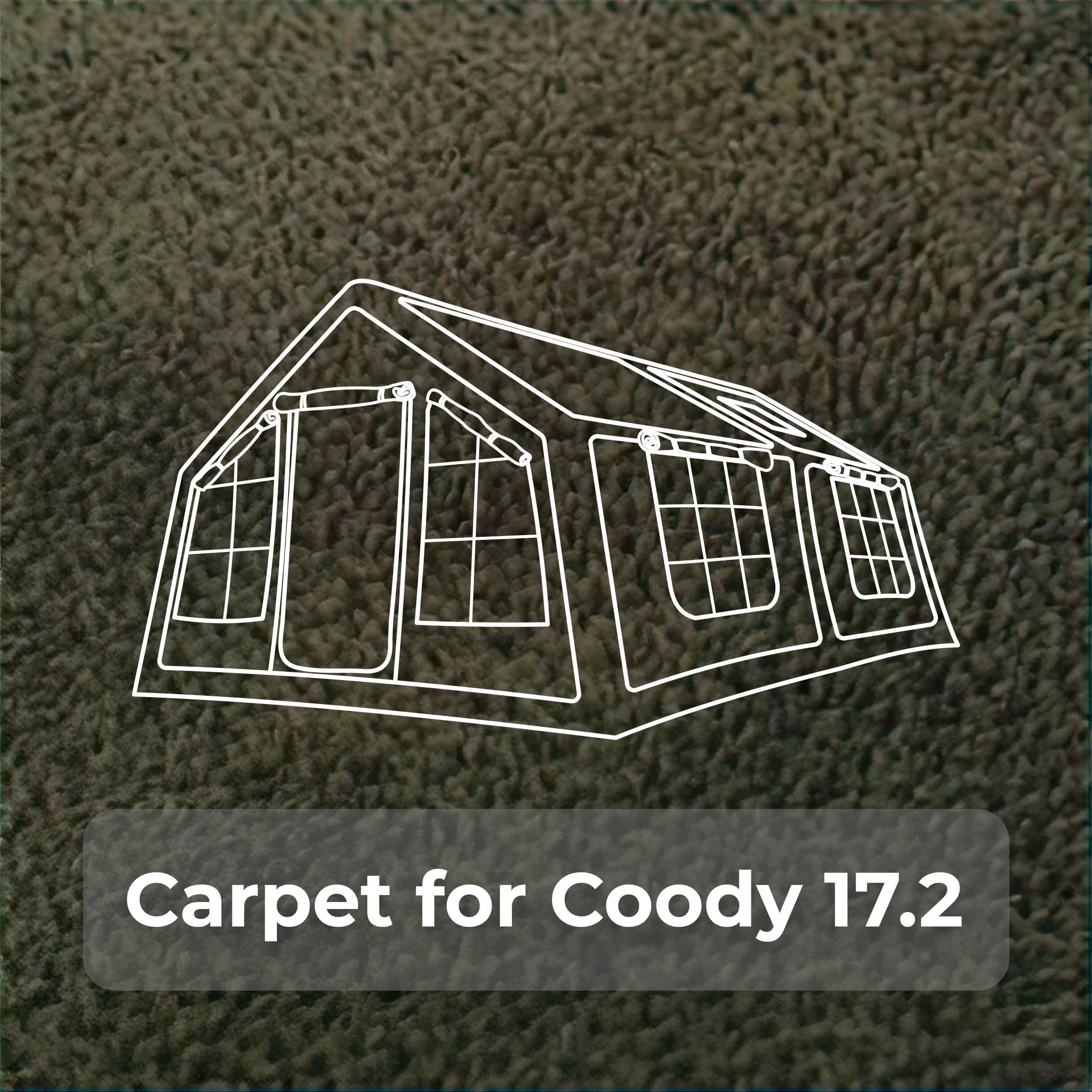 Coody Carpet – Tailored for Coody 17.2 Tent Forest Green