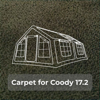 Coody Carpet – Tailored for 17.2 Tent Forest Green