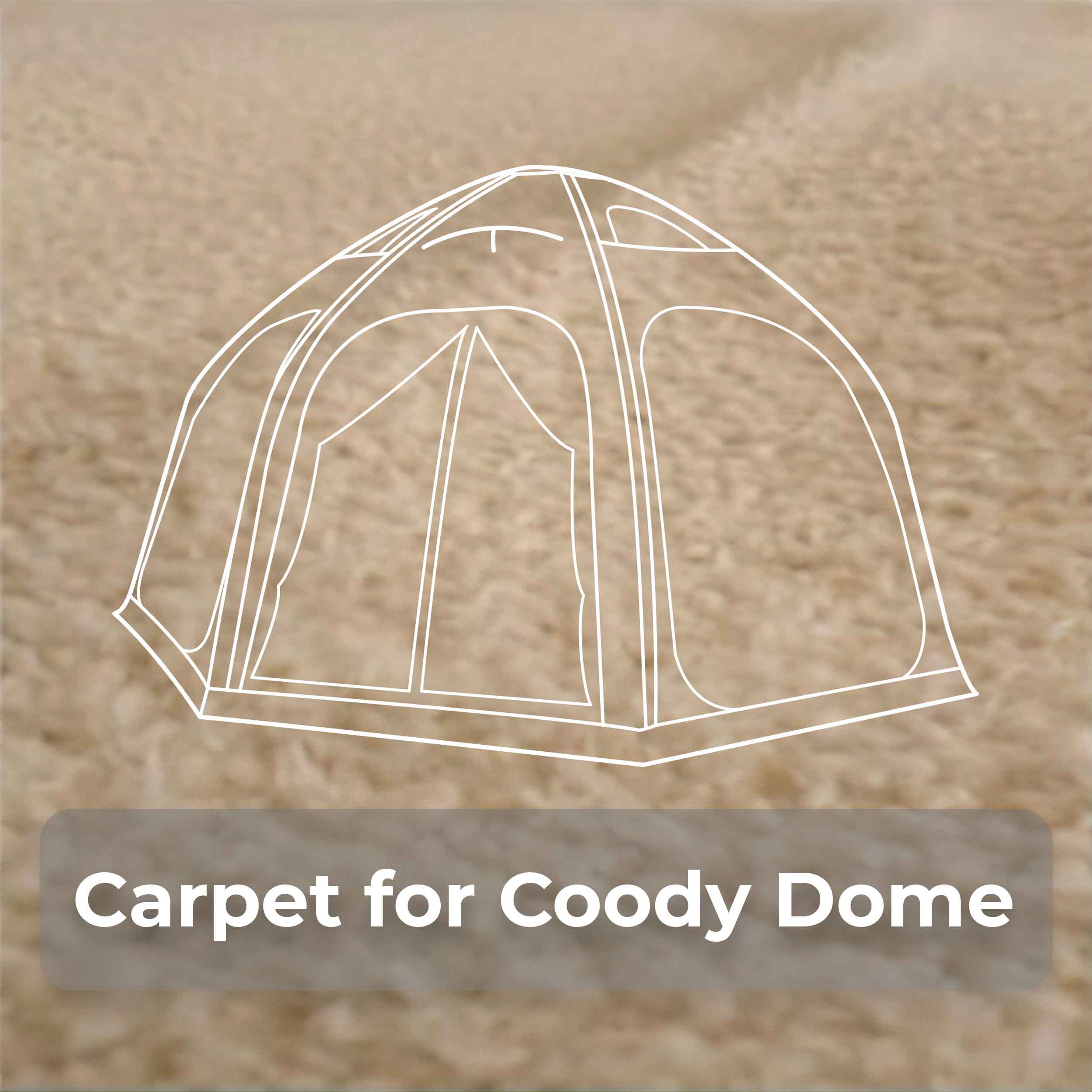 Coody Carpet – Tailored for Coody Dome Tent Beige