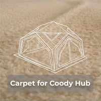 Coody Carpet – Tailored for Hub Tent Beige